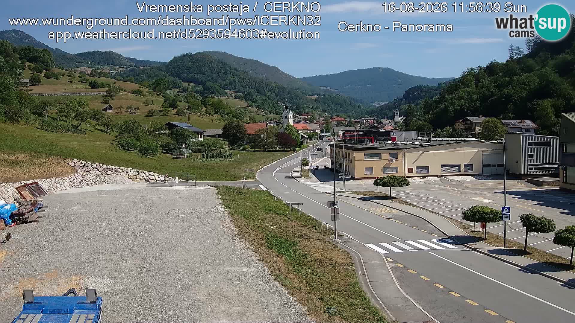 Cerkno Stadteingang Live-Webcam