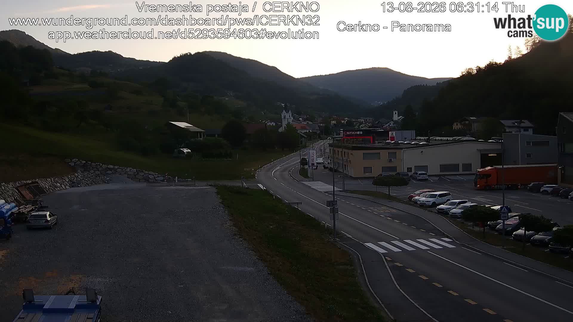 Webcam Ingresso Città di Cerkno