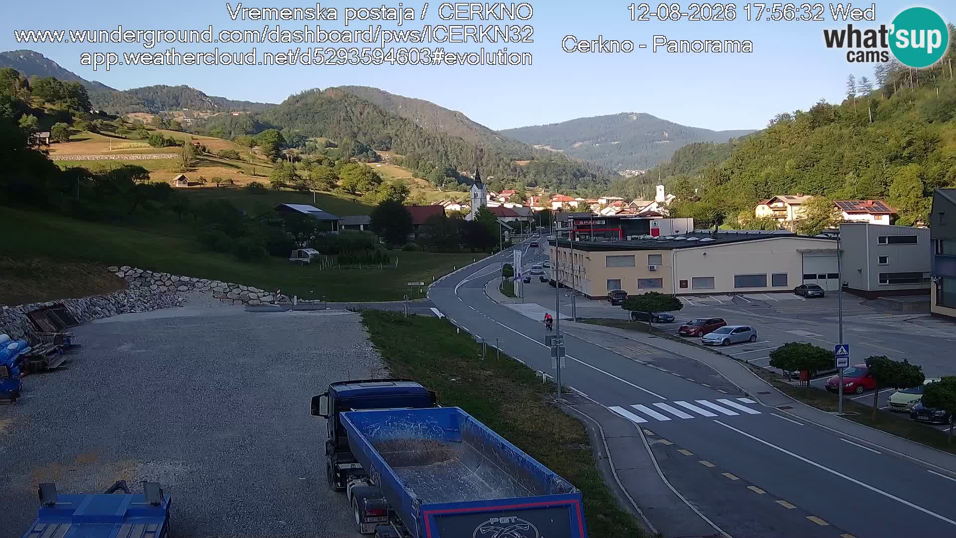 Cerkno Stadteingang Live-Webcam
