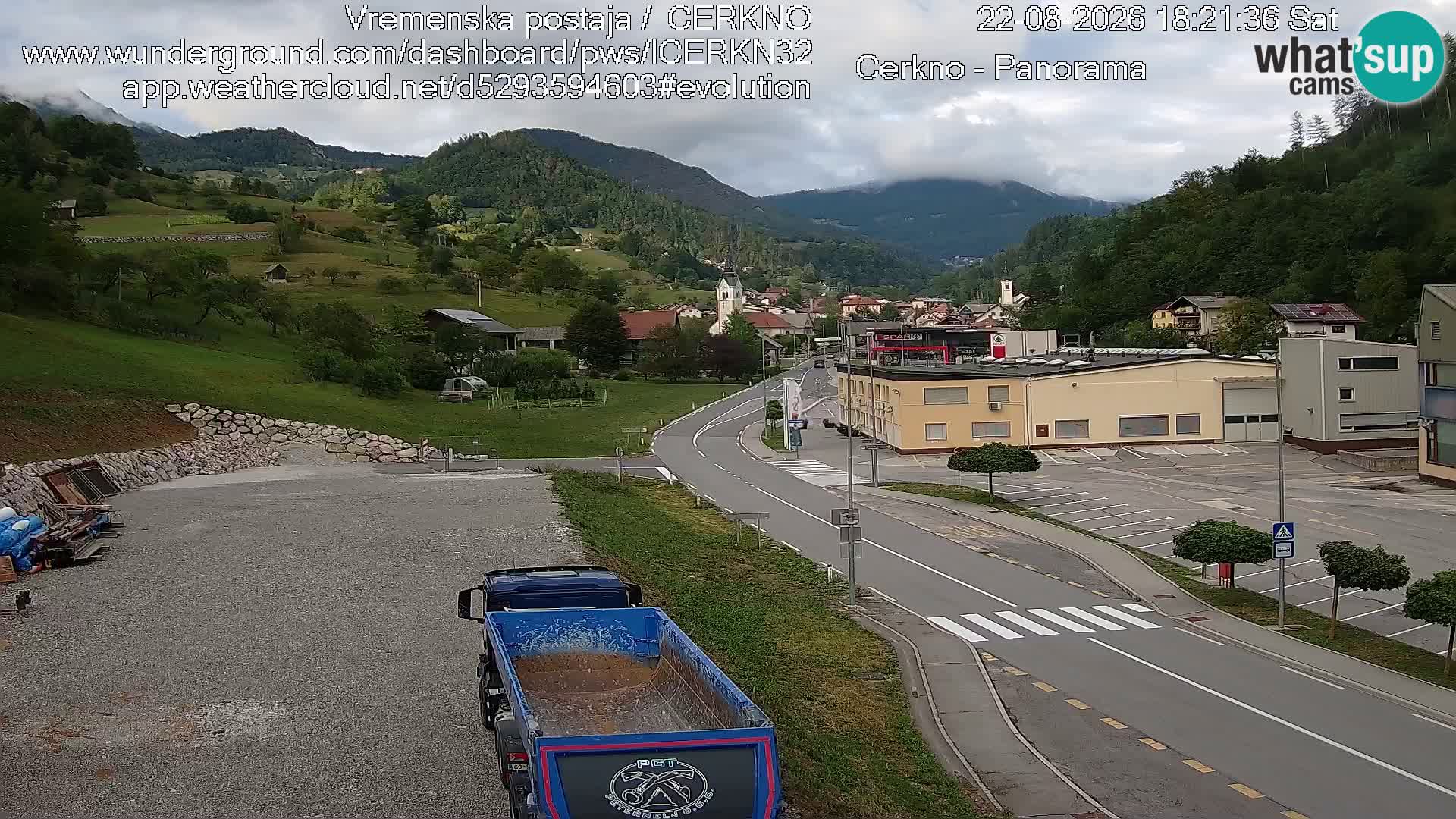 Webcam Ingresso Città di Cerkno