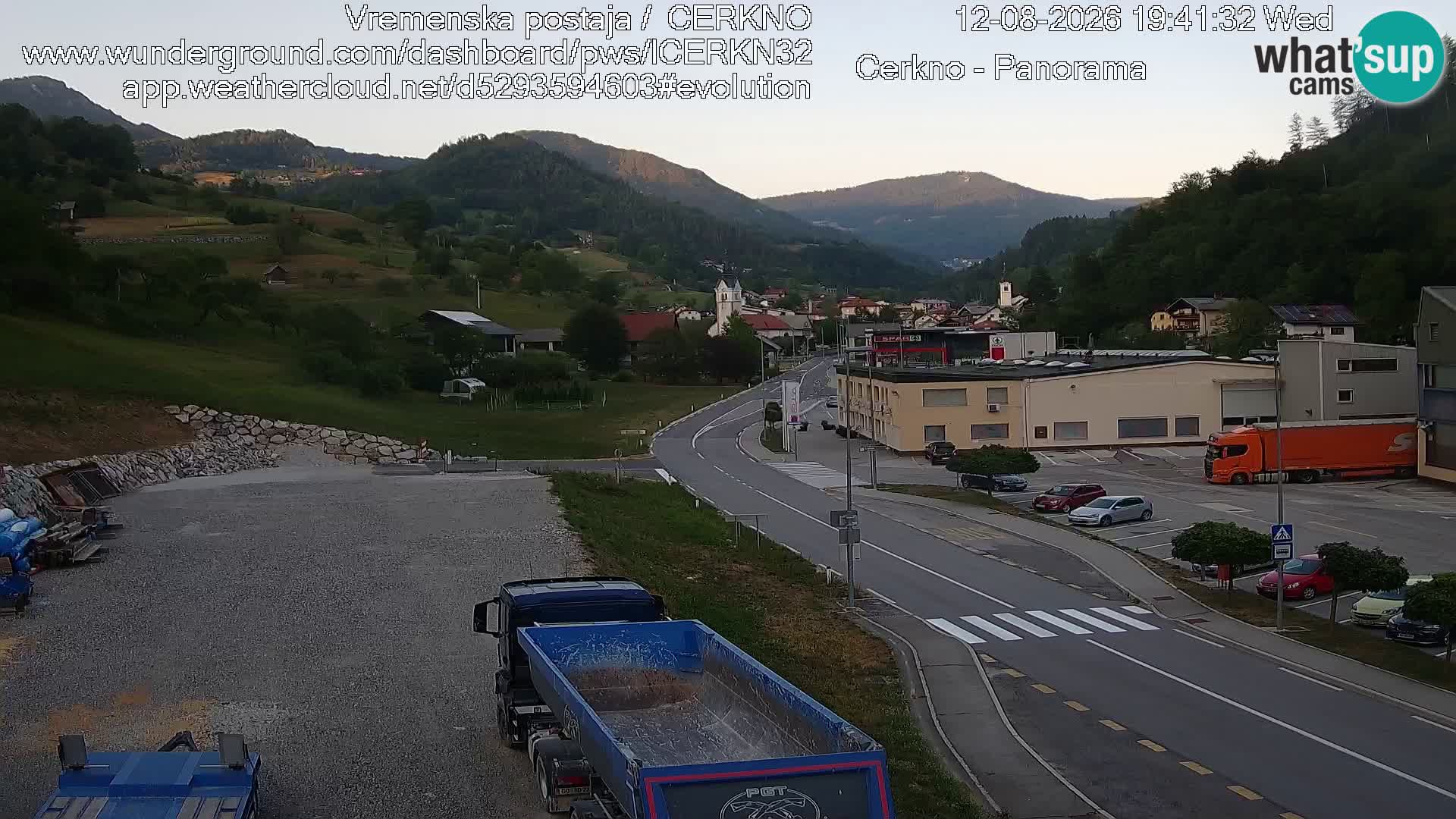 Webcam Ingresso Città di Cerkno