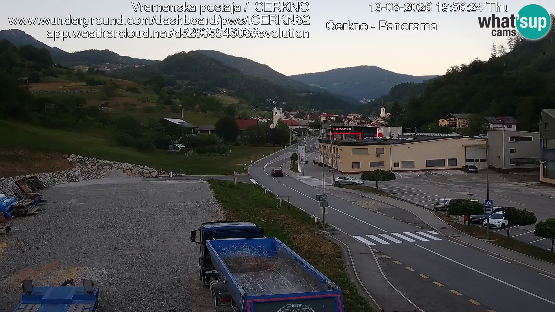 Webcam Ingresso Città di Cerkno