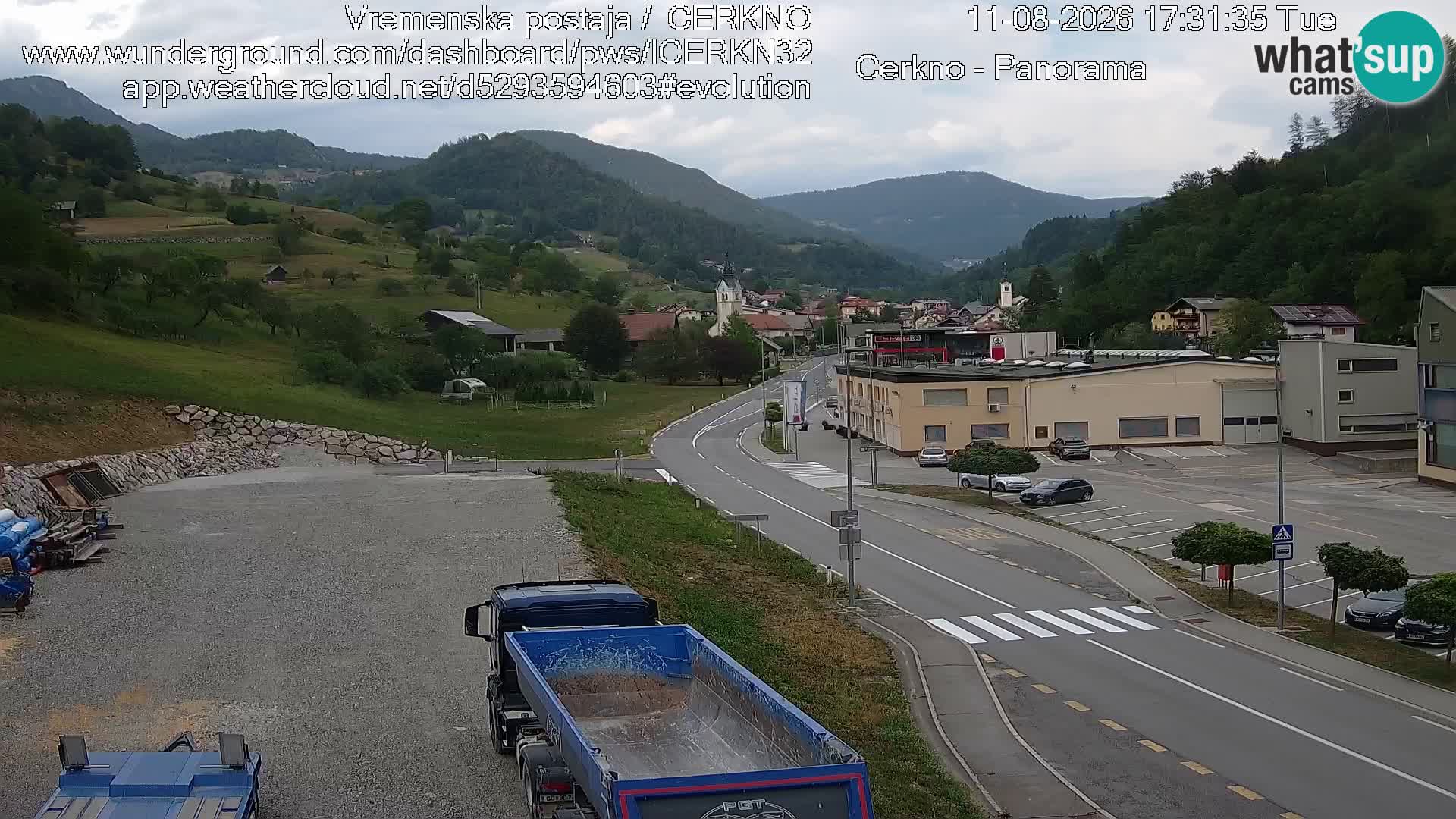 Cerkno Stadteingang Live-Webcam