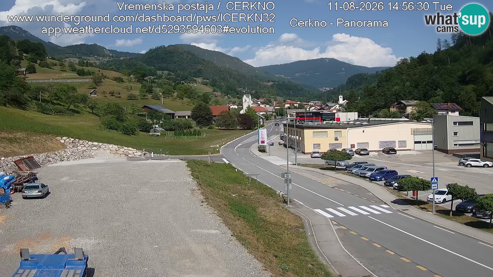 Webcam Ingresso Città di Cerkno