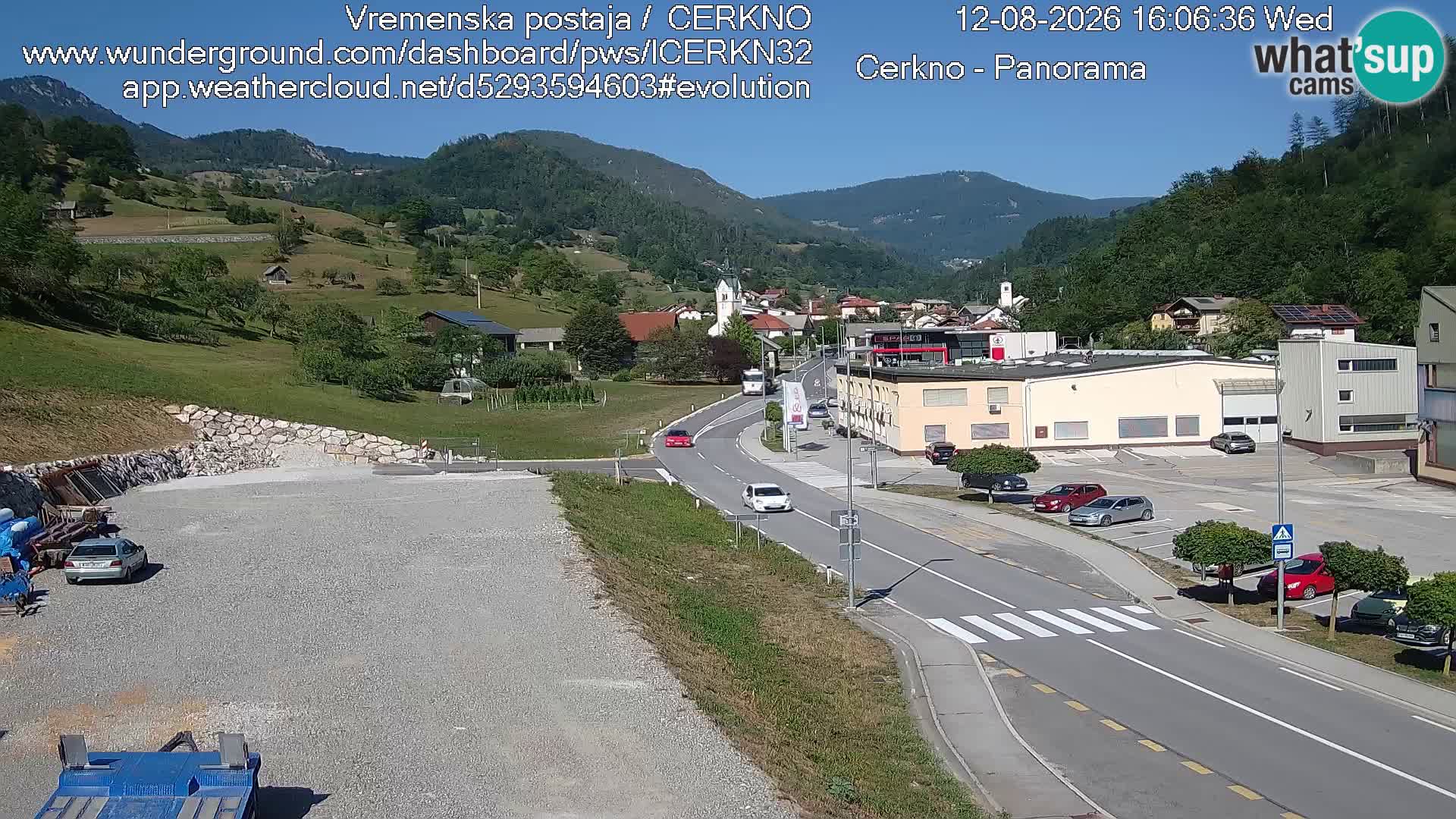 Webcam Ingresso Città di Cerkno