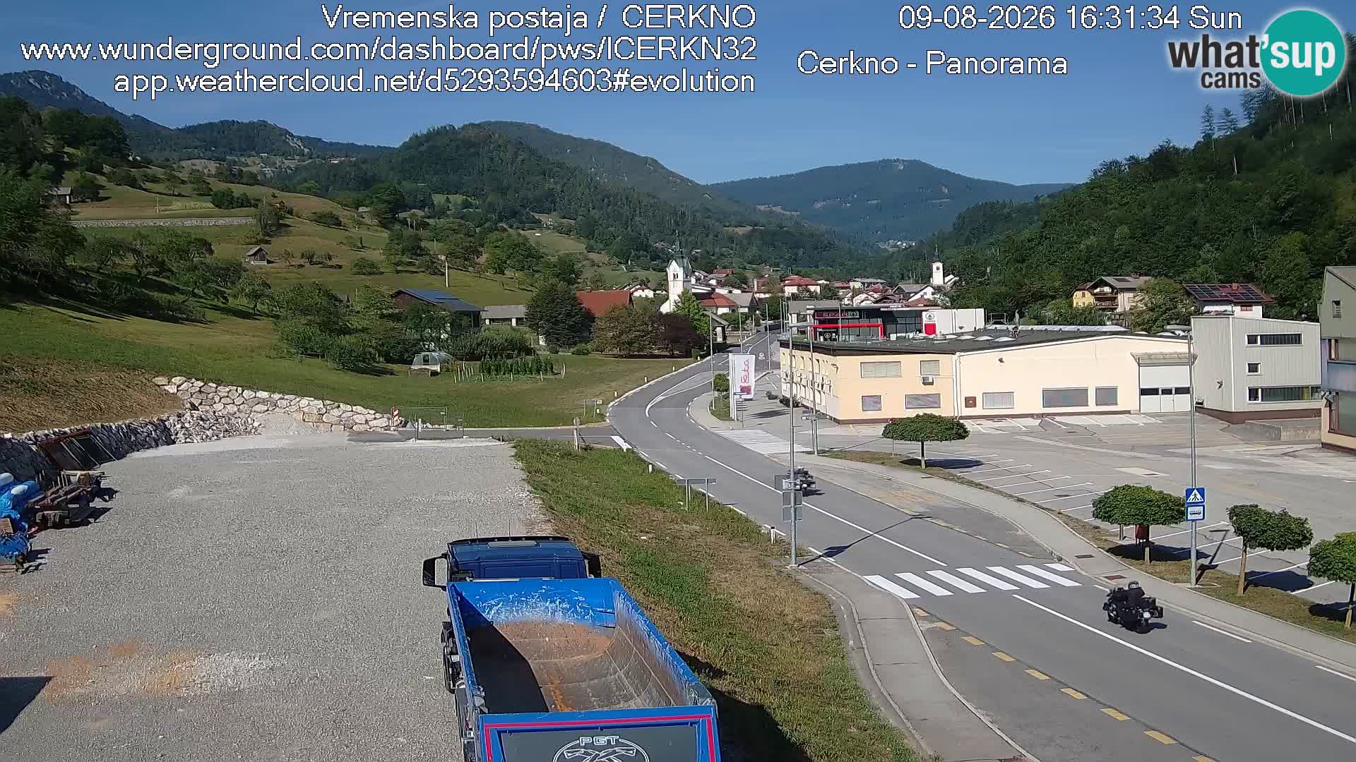 Cerkno Stadteingang Live-Webcam