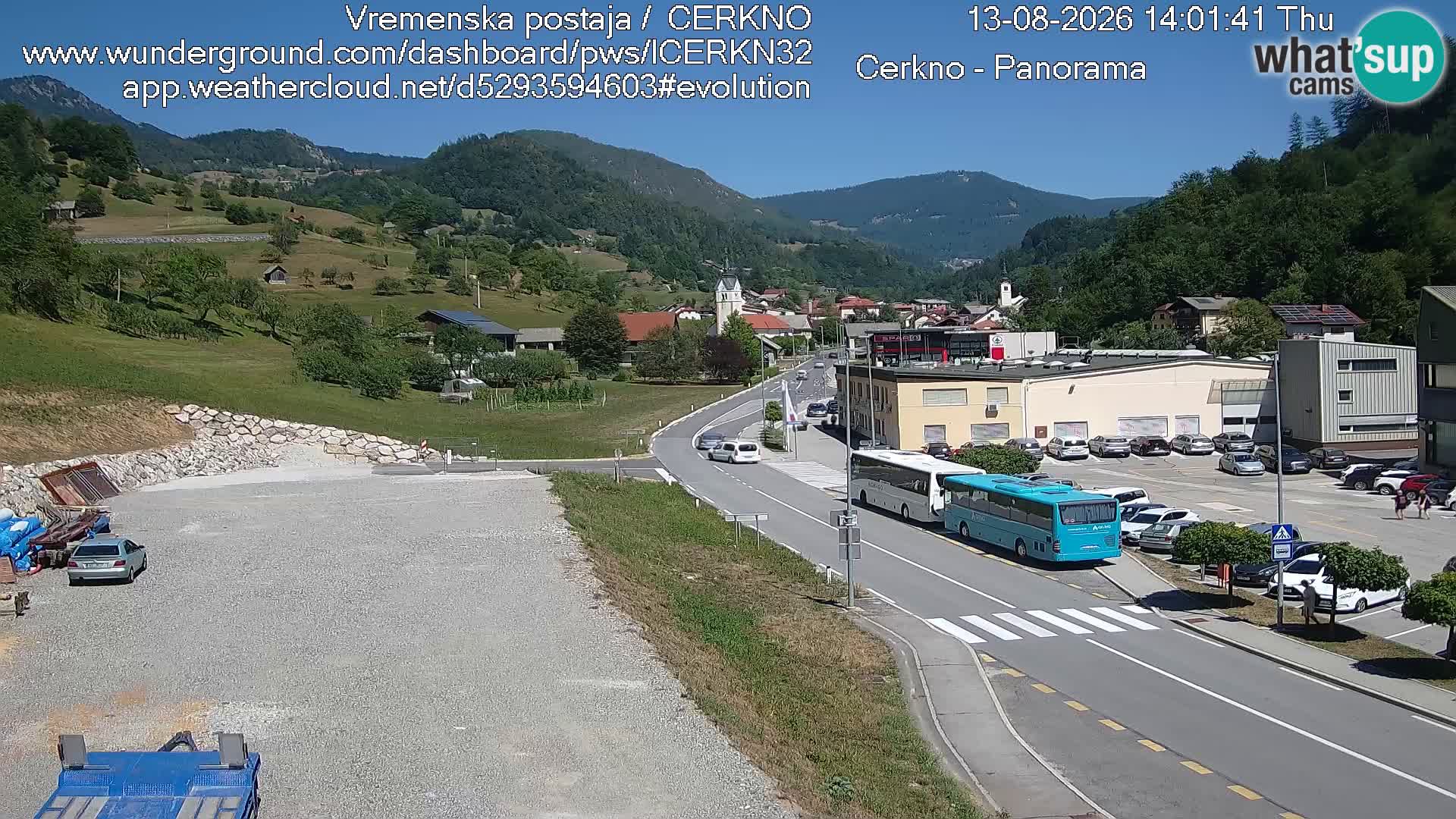 Webcam Ingresso Città di Cerkno