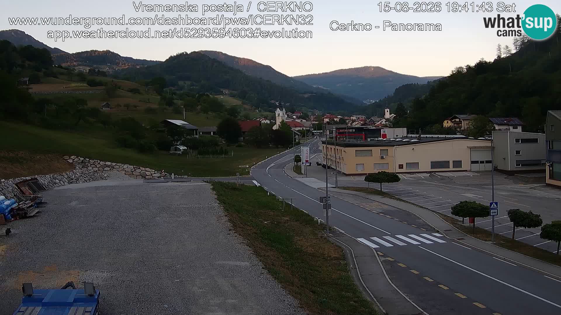 Cerkno Stadteingang Live-Webcam