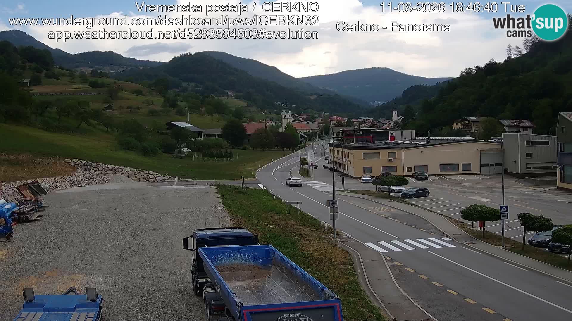 Webcam Ingresso Città di Cerkno