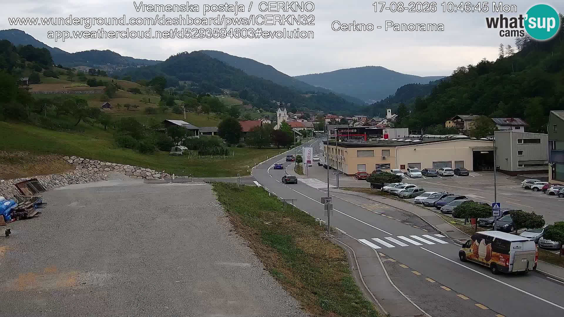 Webcam Ingresso Città di Cerkno