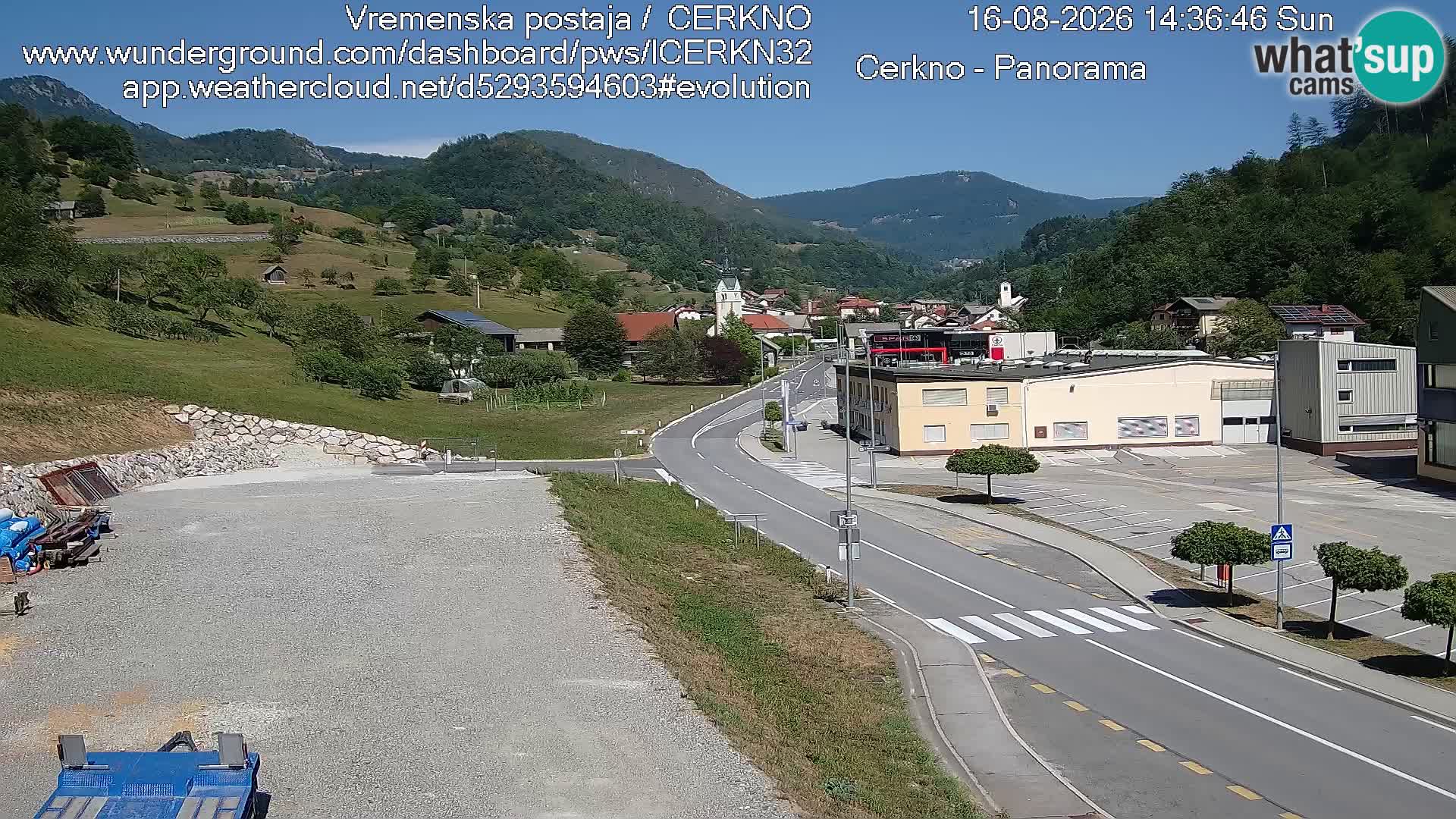 Cerkno Stadteingang Live-Webcam
