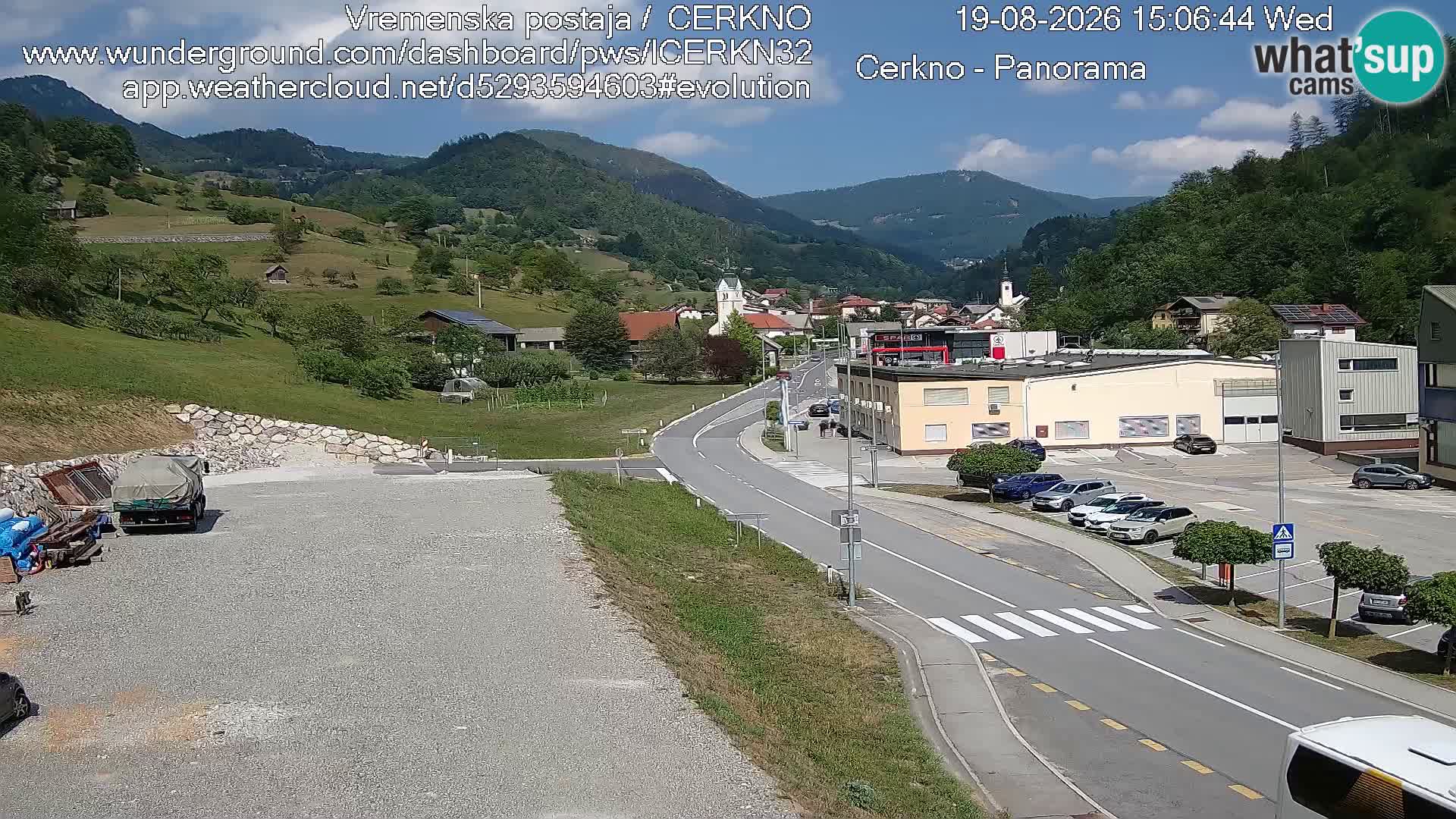 Cerkno Stadteingang Live-Webcam