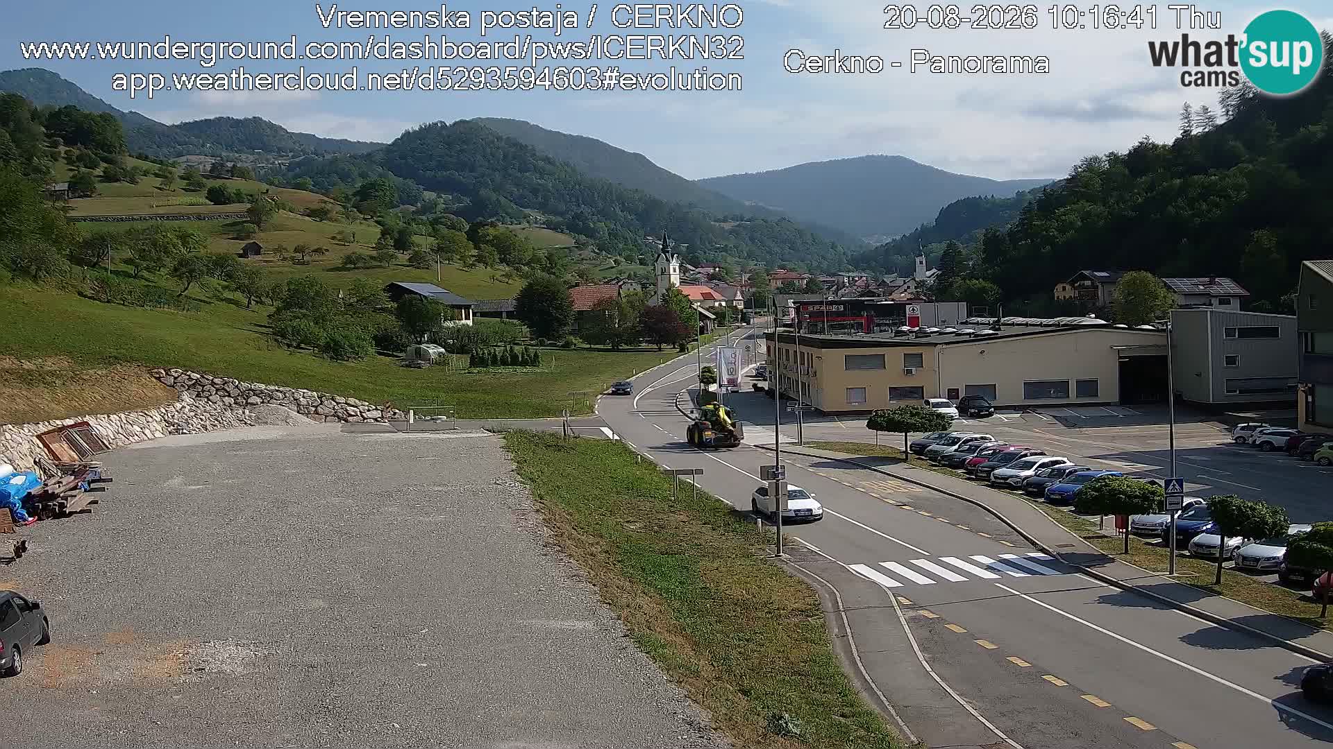 Webcam Ingresso Città di Cerkno