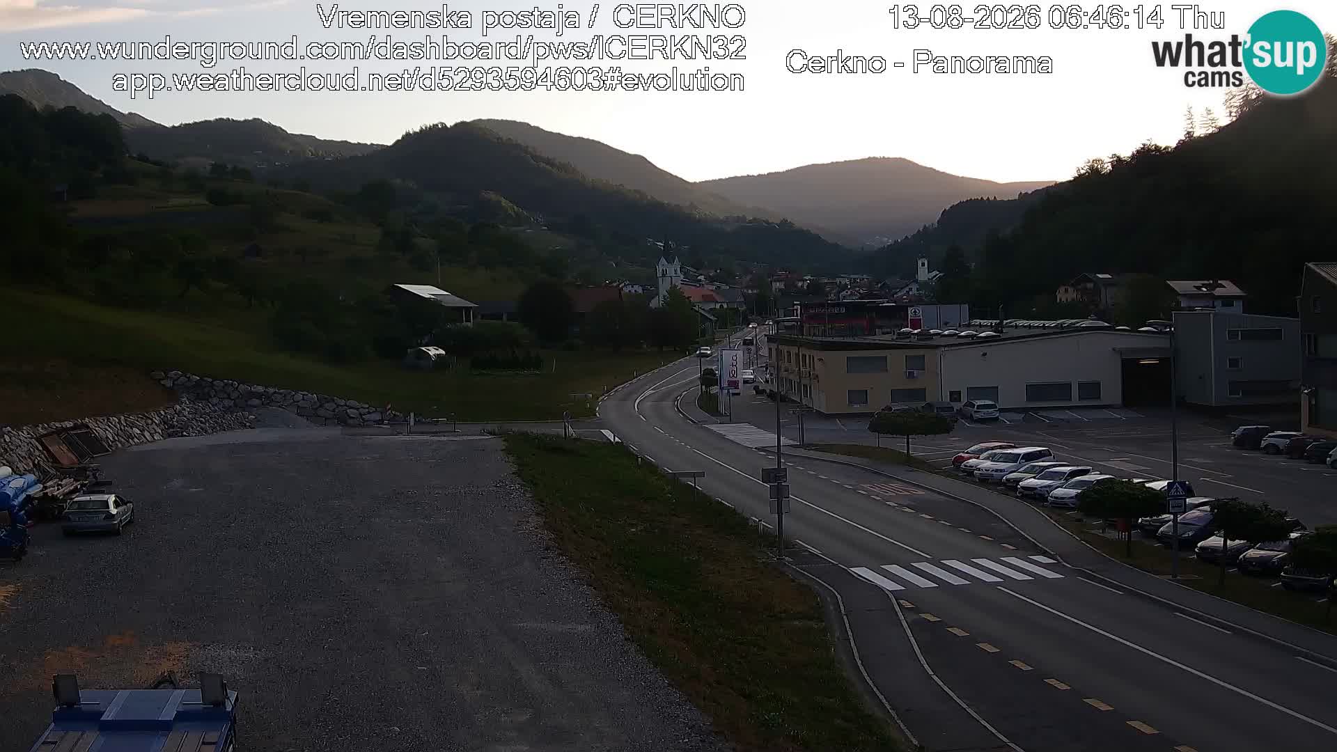 Cerkno Stadteingang Live-Webcam