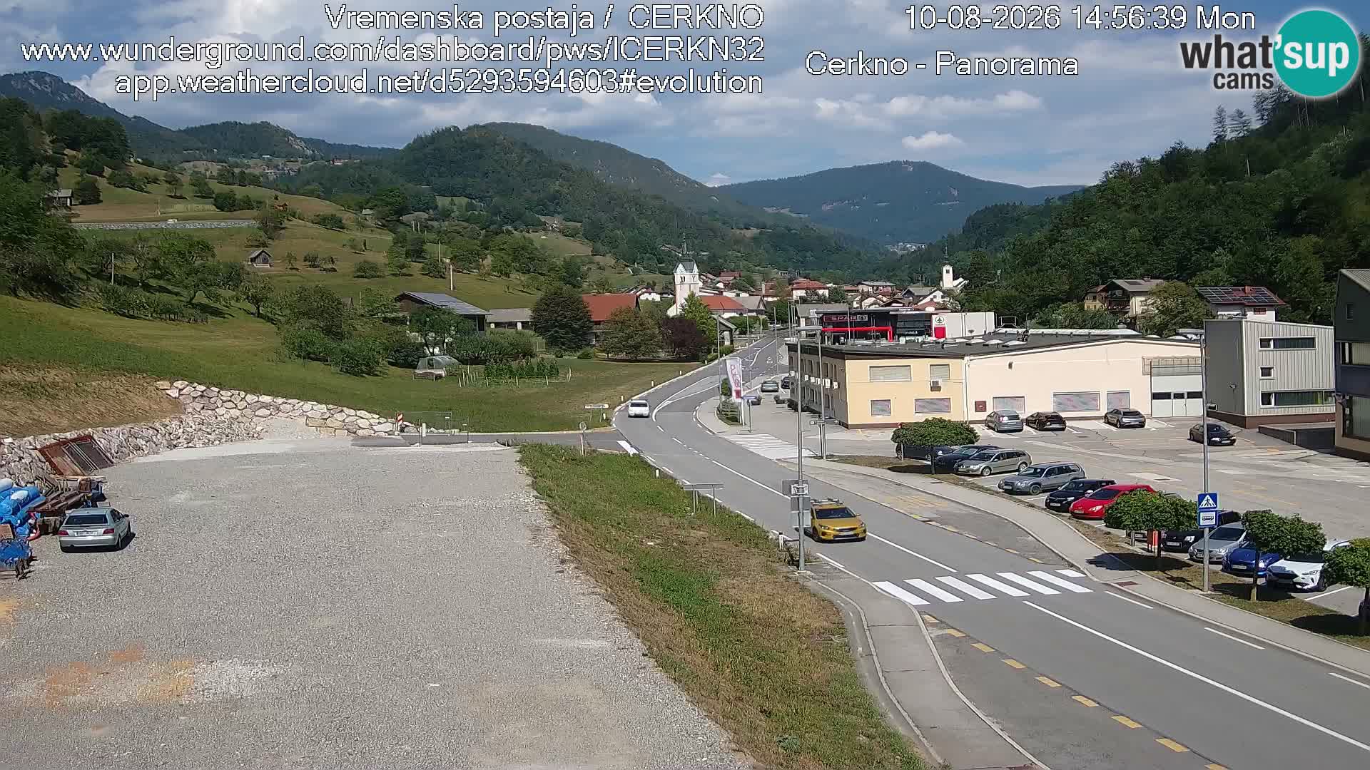 Webcam Ingresso Città di Cerkno