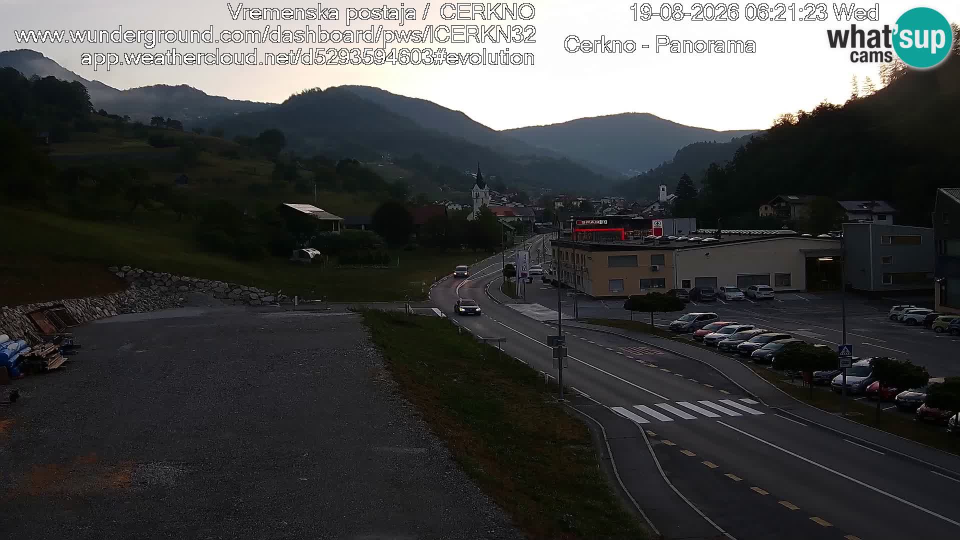 Webcam Ingresso Città di Cerkno