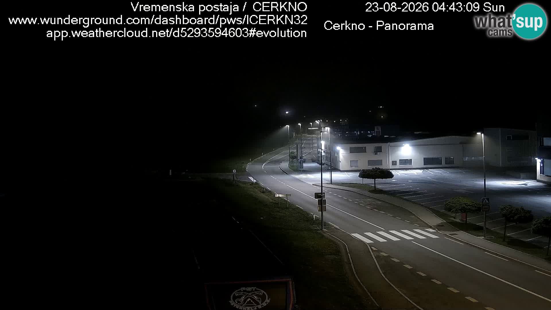 Cerkno ulaz u grad – Kamera uživo