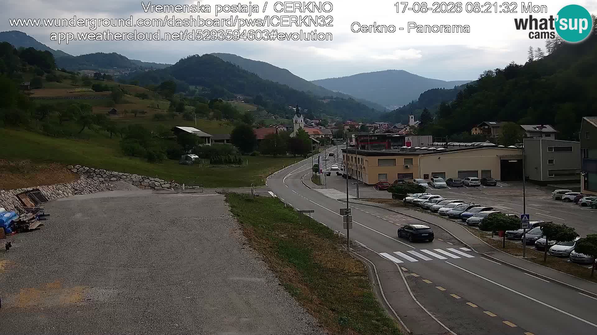 Webcam Ingresso Città di Cerkno