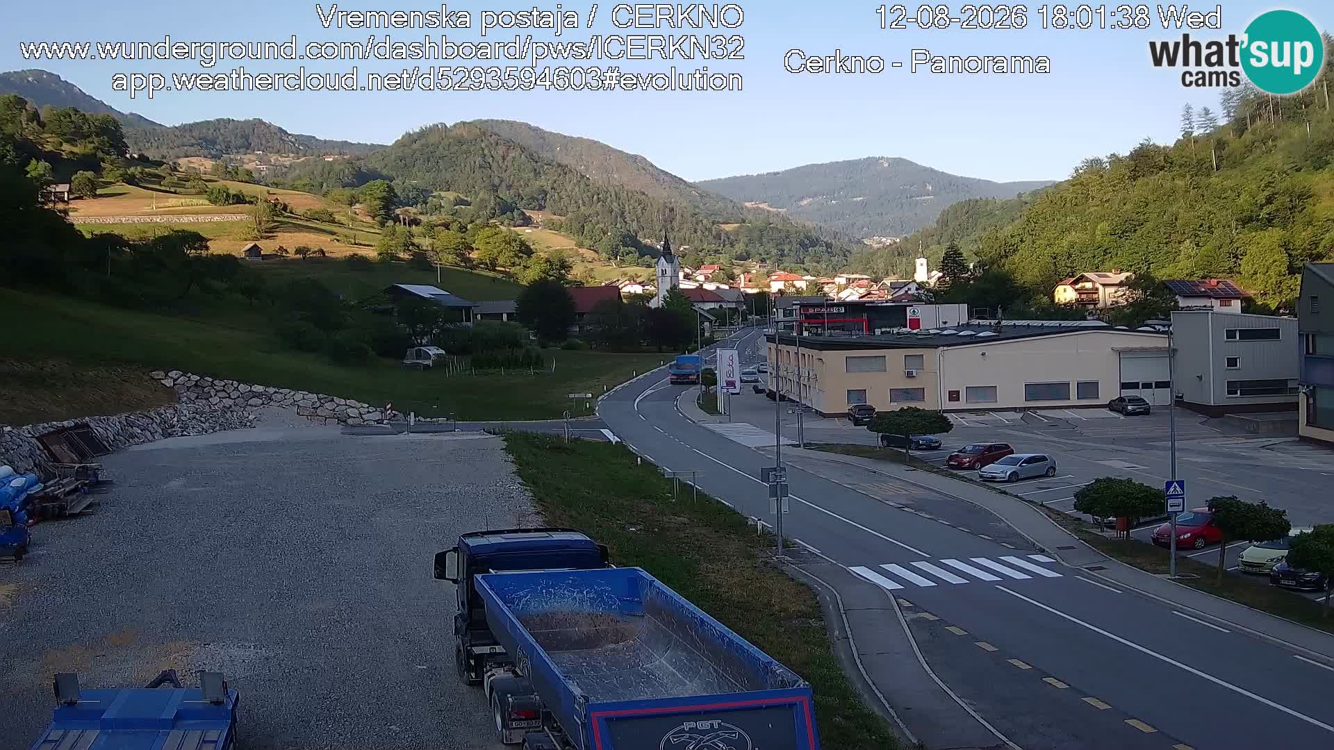 Cerkno Stadteingang Live-Webcam