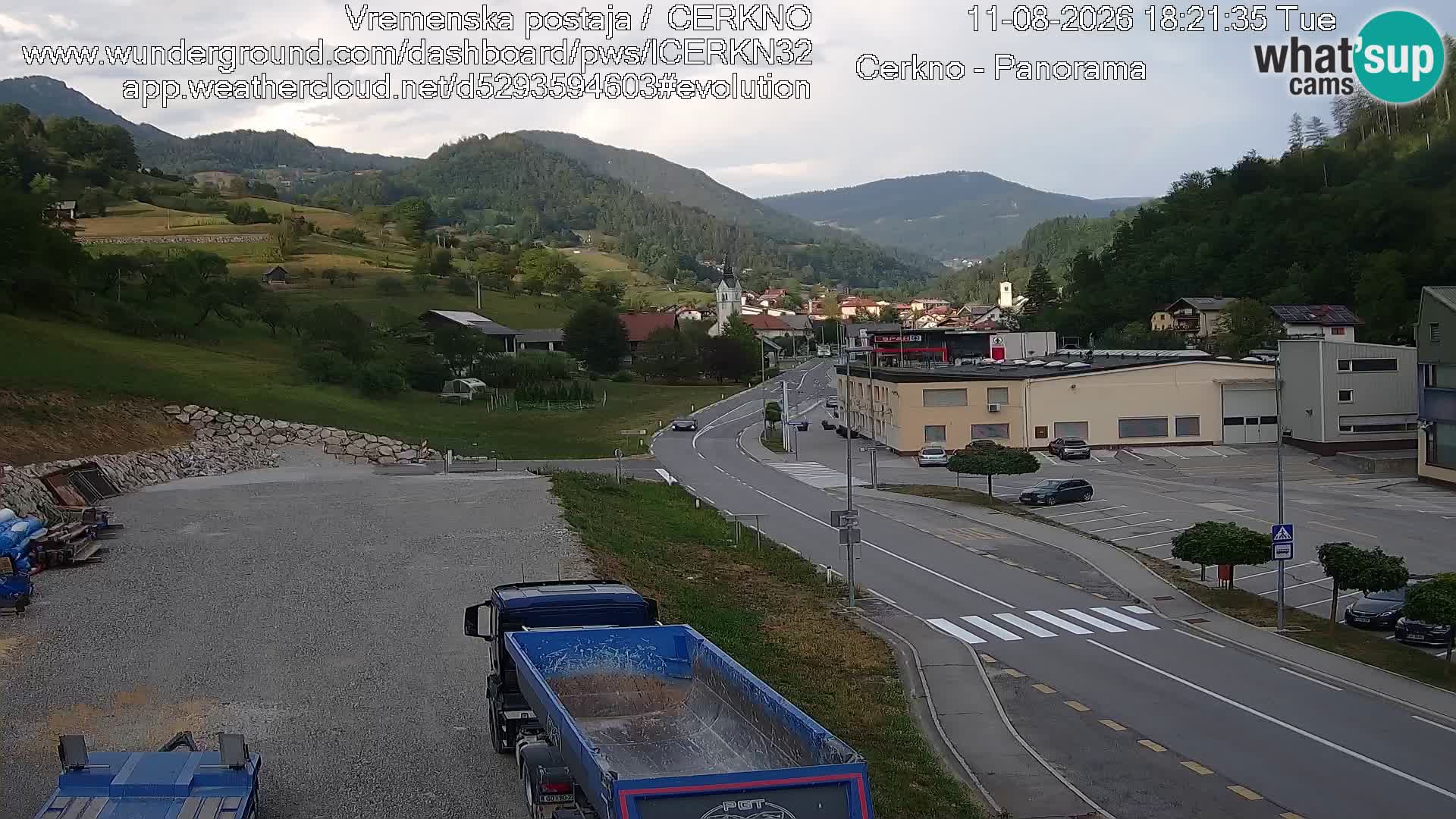 Cerkno Stadteingang Live-Webcam