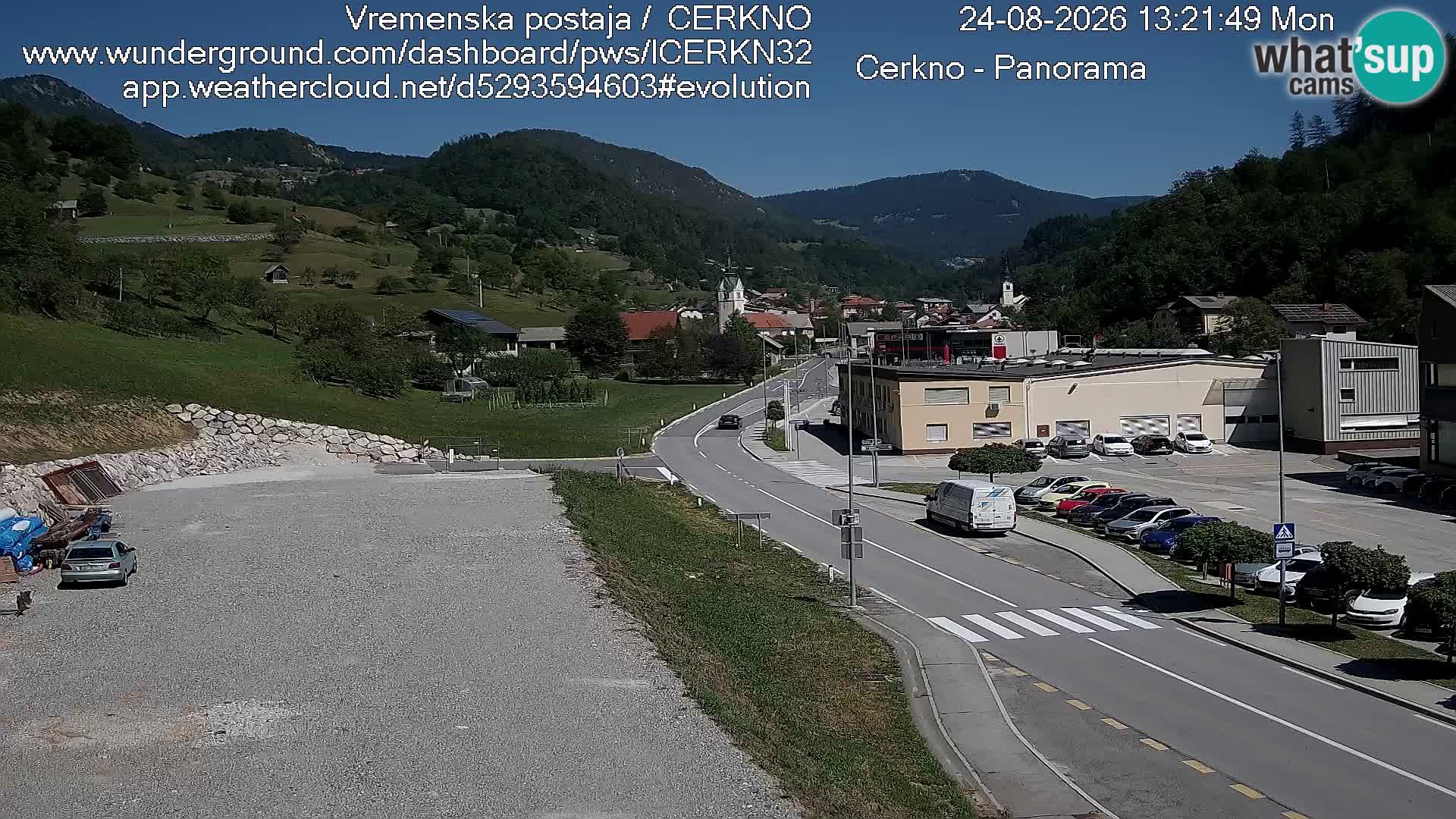 Cerkno Stadteingang Live-Webcam