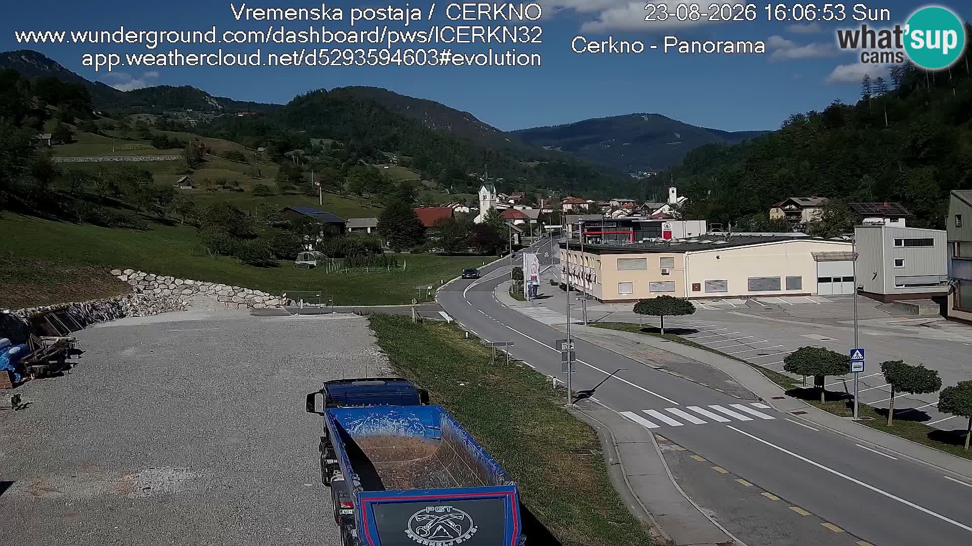 Cerkno Stadteingang Live-Webcam