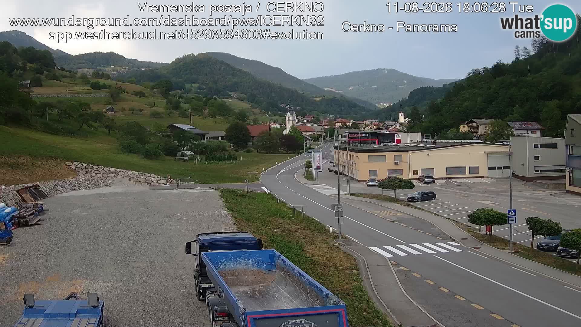 Cerkno ulaz u grad – Kamera uživo