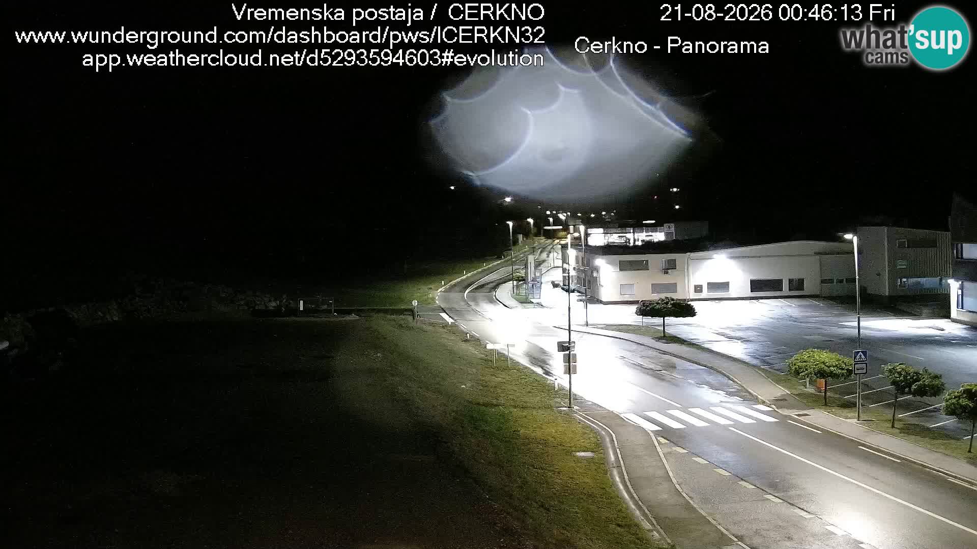 Cerkno entrada a la ciudad Webcam en vivo
