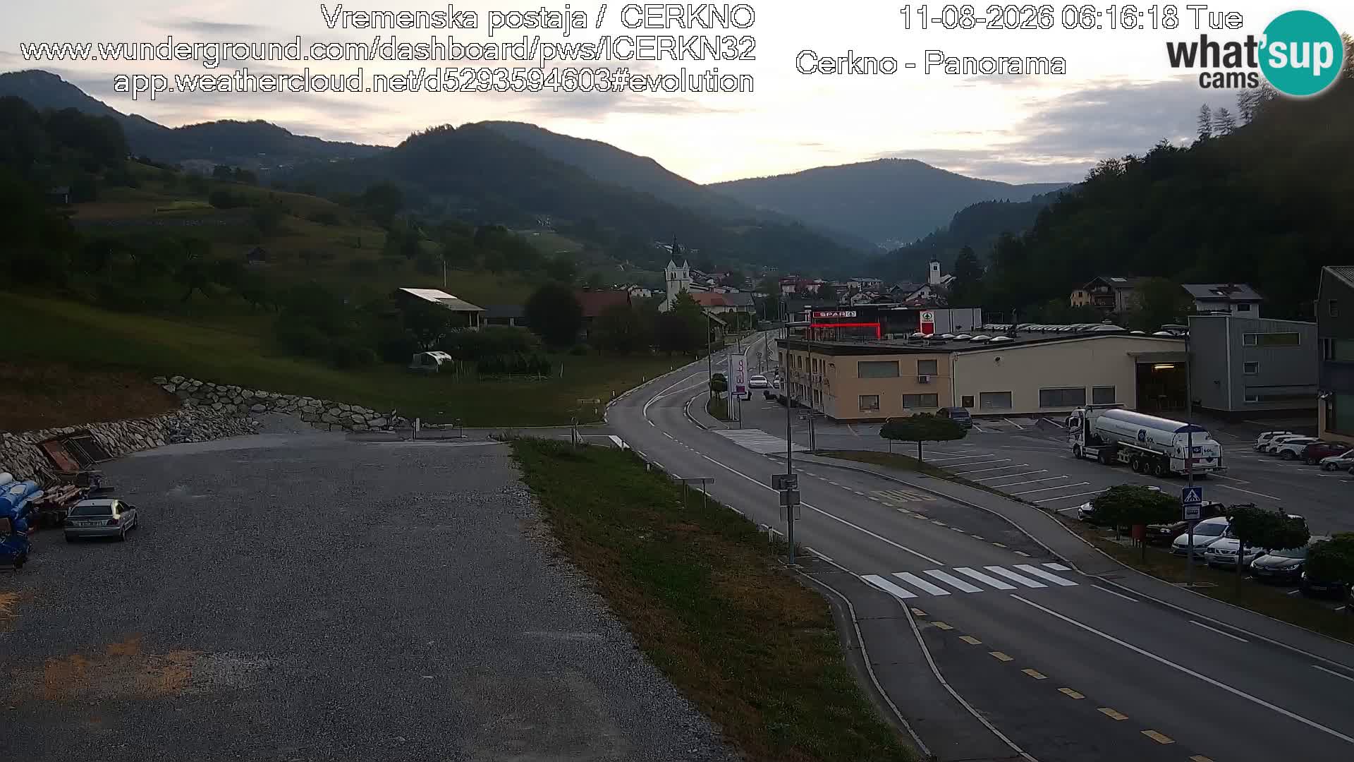 Webcam Ingresso Città di Cerkno