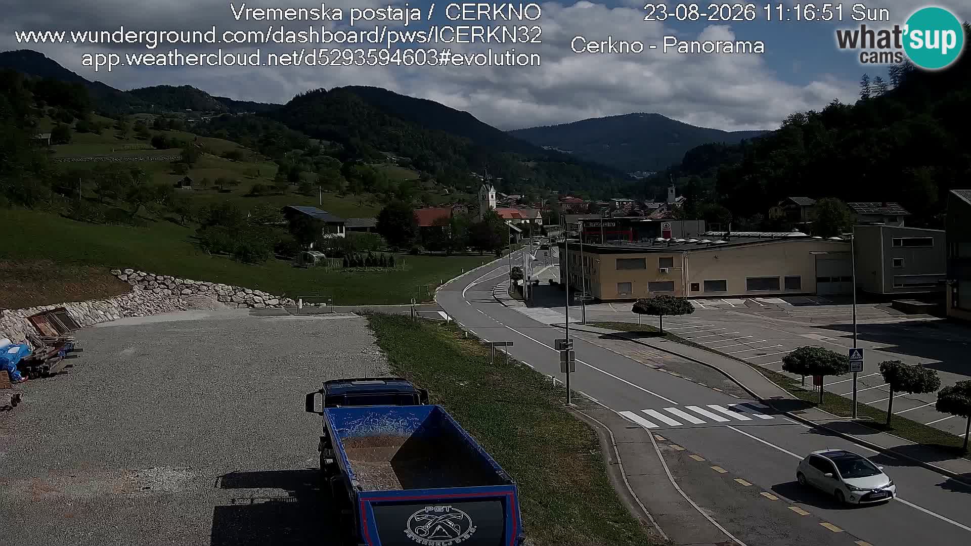 Cerkno ulaz u grad – Kamera uživo
