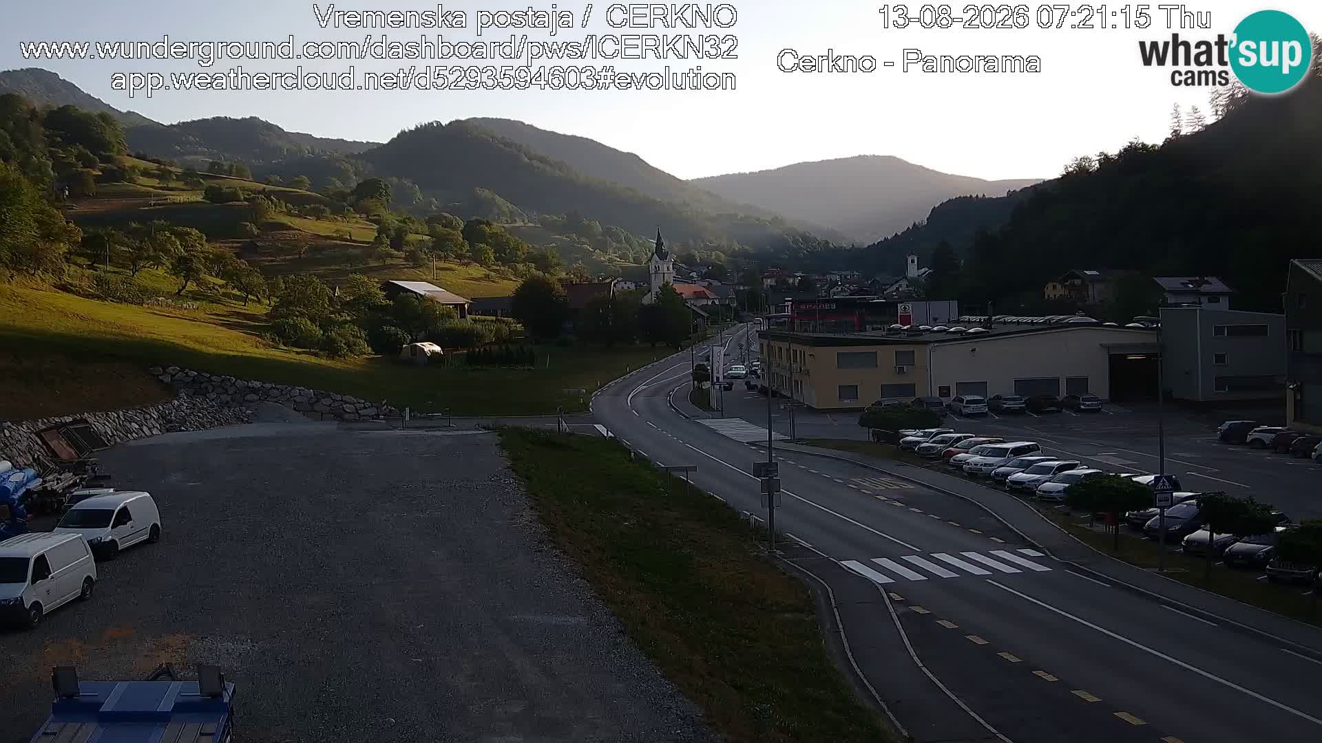 Cerkno Stadteingang Live-Webcam