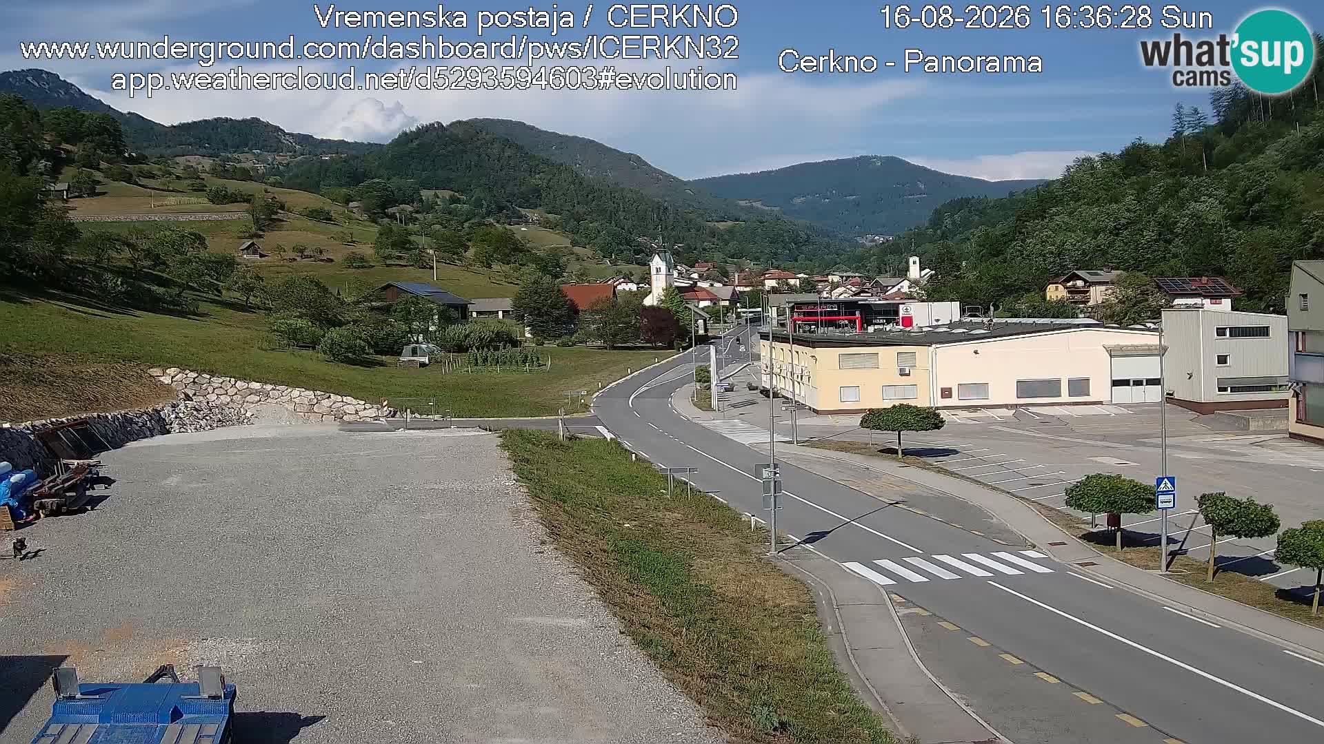 Webcam Ingresso Città di Cerkno