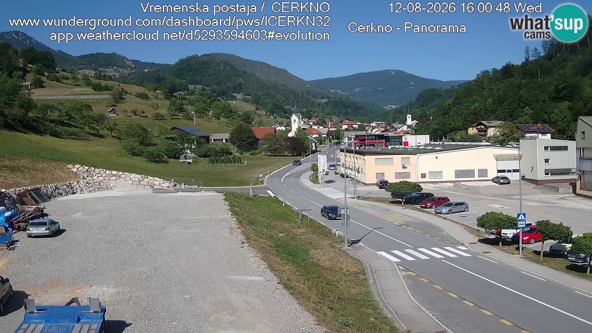 Webcam Ingresso Città di Cerkno