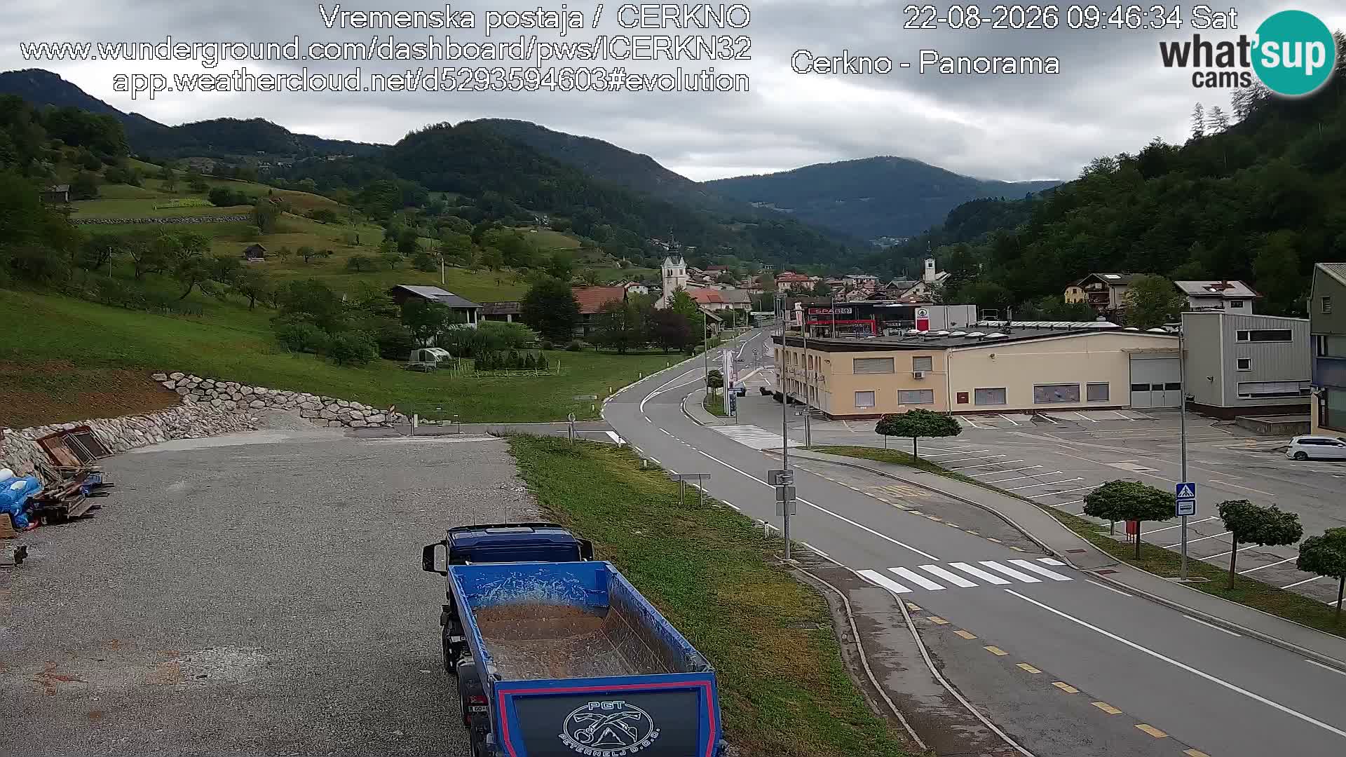 Webcam Ingresso Città di Cerkno