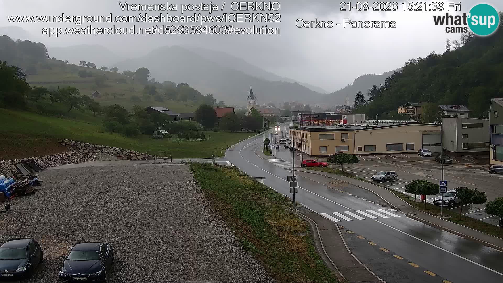 Webcam Ingresso Città di Cerkno