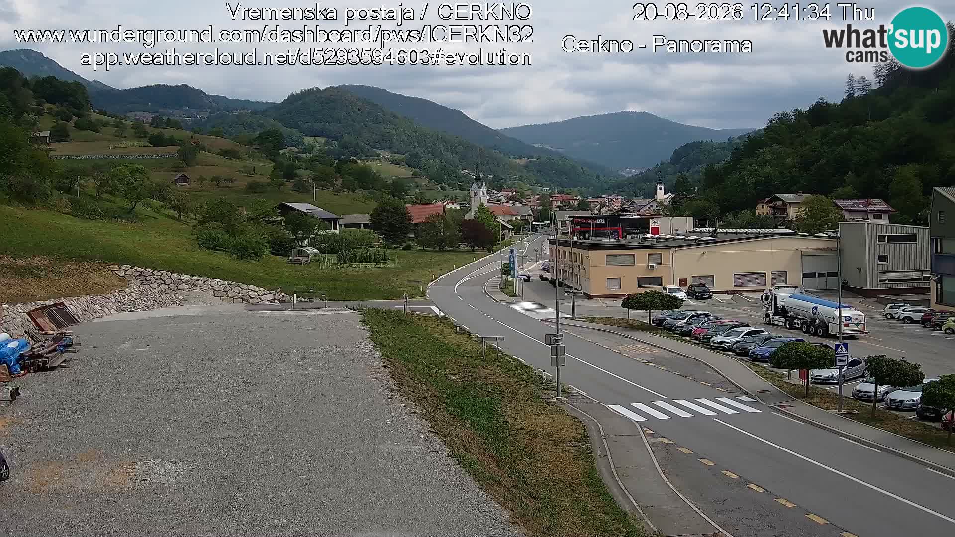 Cerkno Stadteingang Live-Webcam