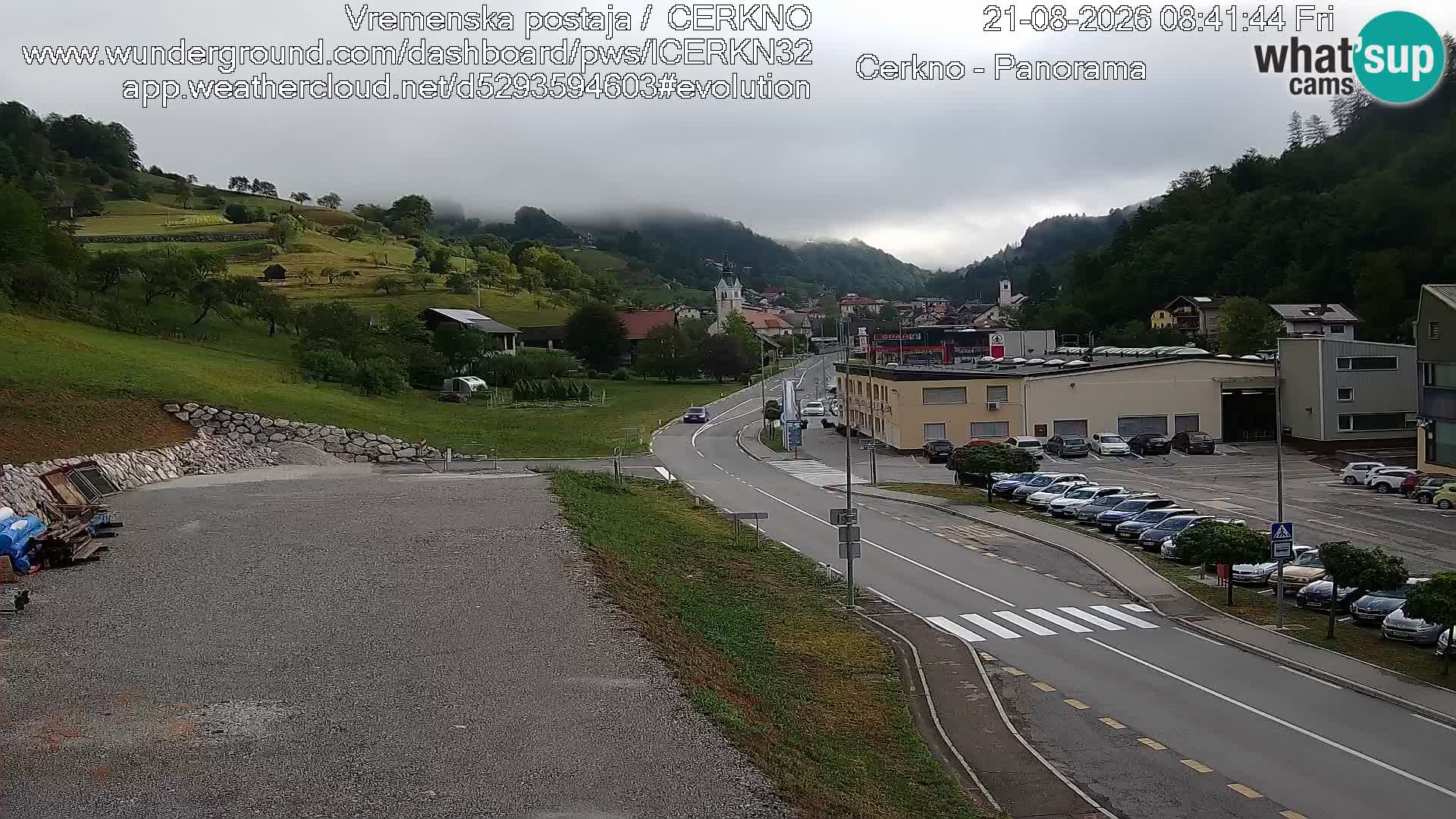 Cerkno Stadteingang Live-Webcam