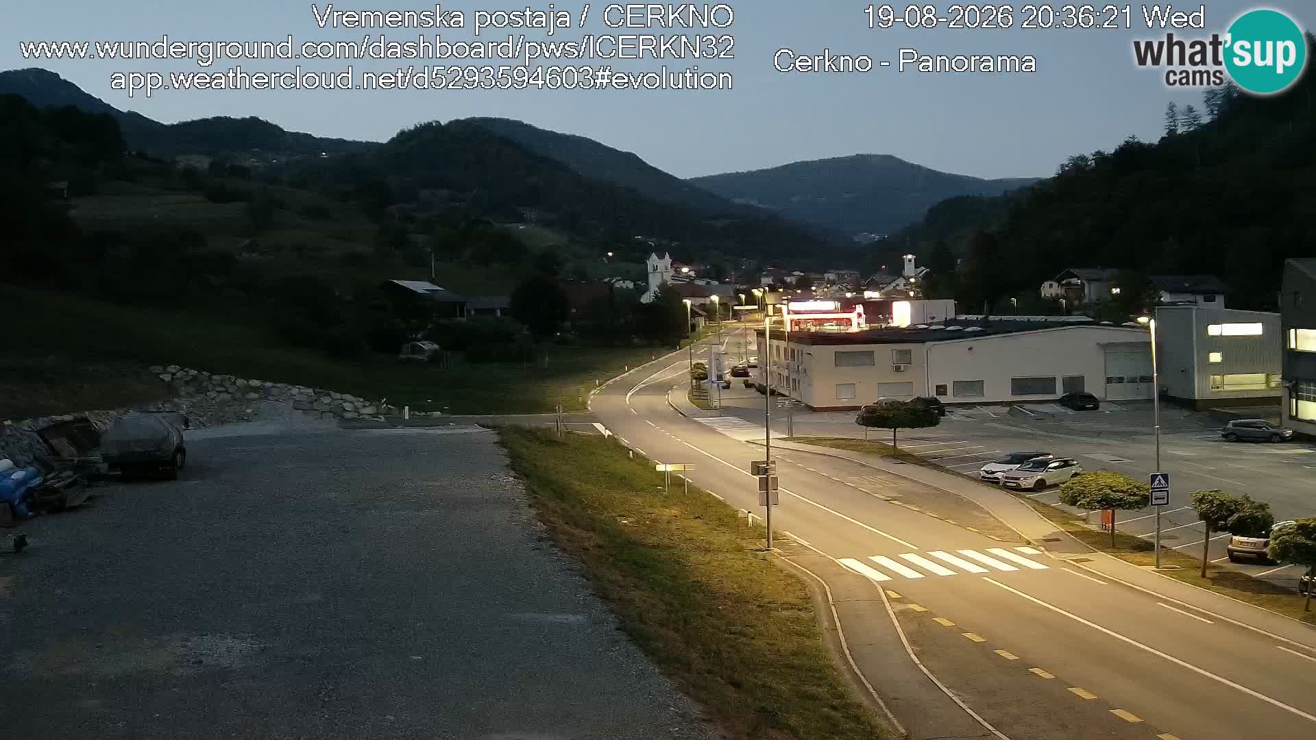 Cerkno ulaz u grad – Kamera uživo