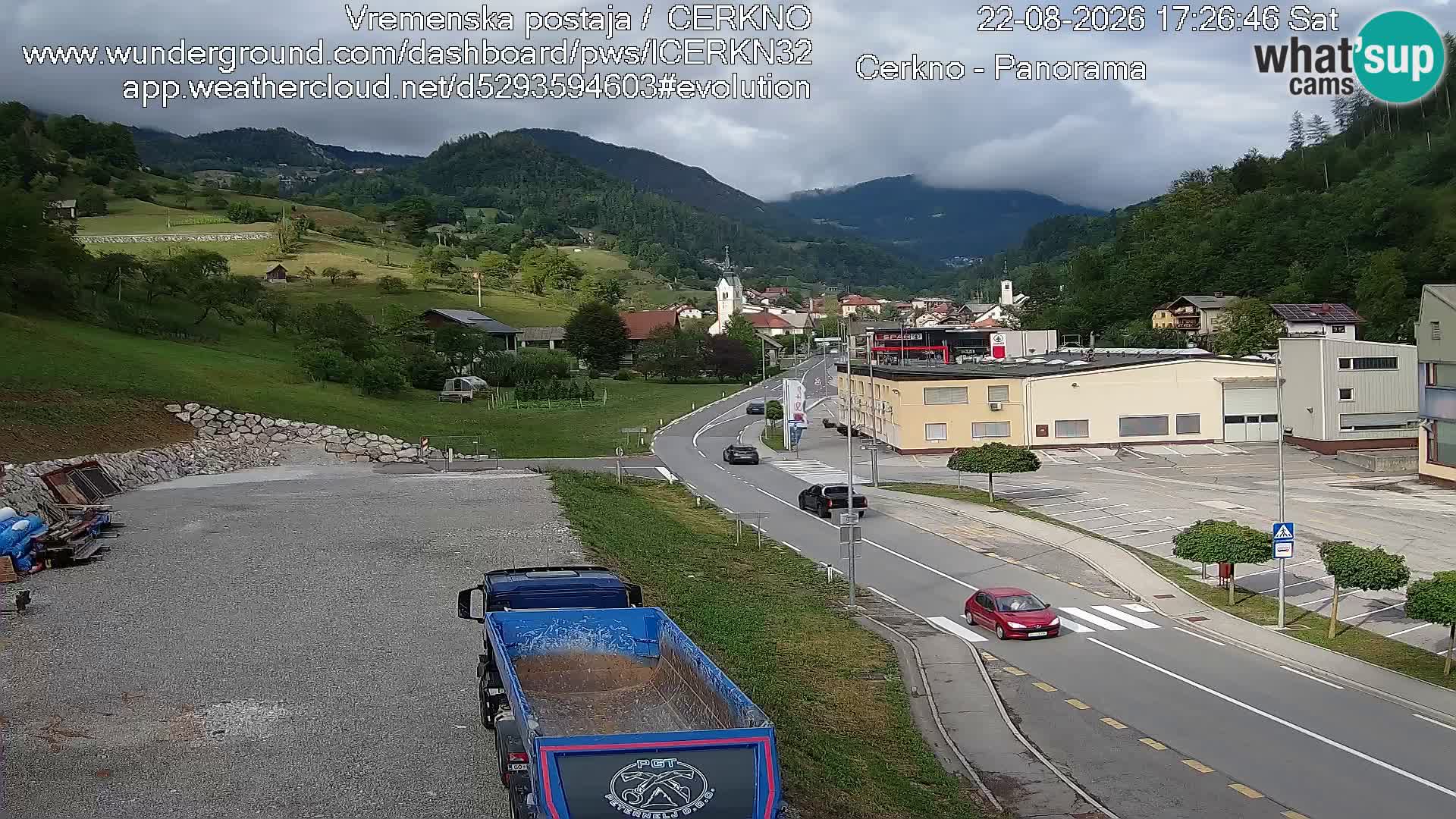 Cerkno Stadteingang Live-Webcam