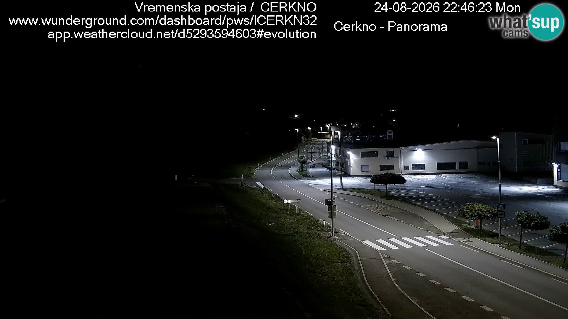 Cerkno ulaz u grad – Kamera uživo
