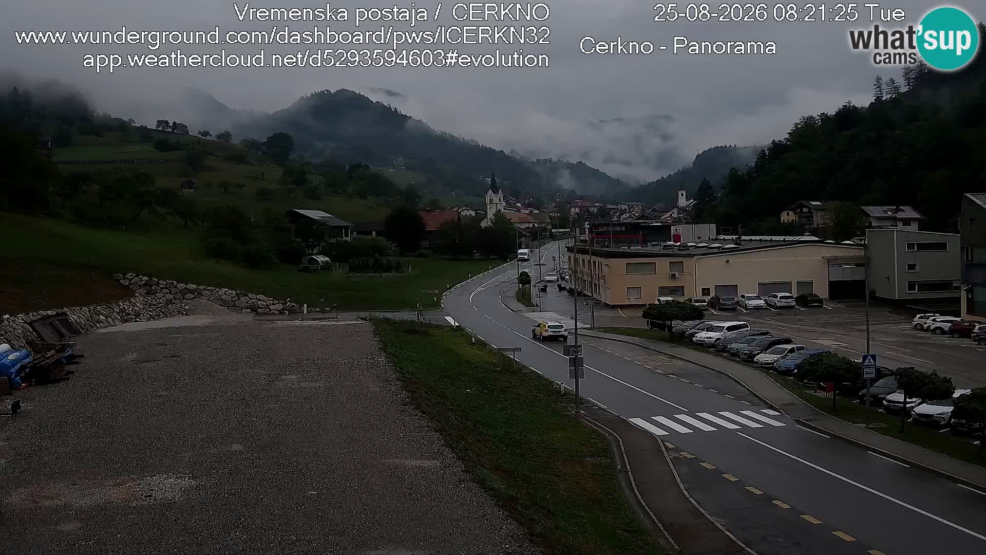 Cerkno Stadteingang Live-Webcam