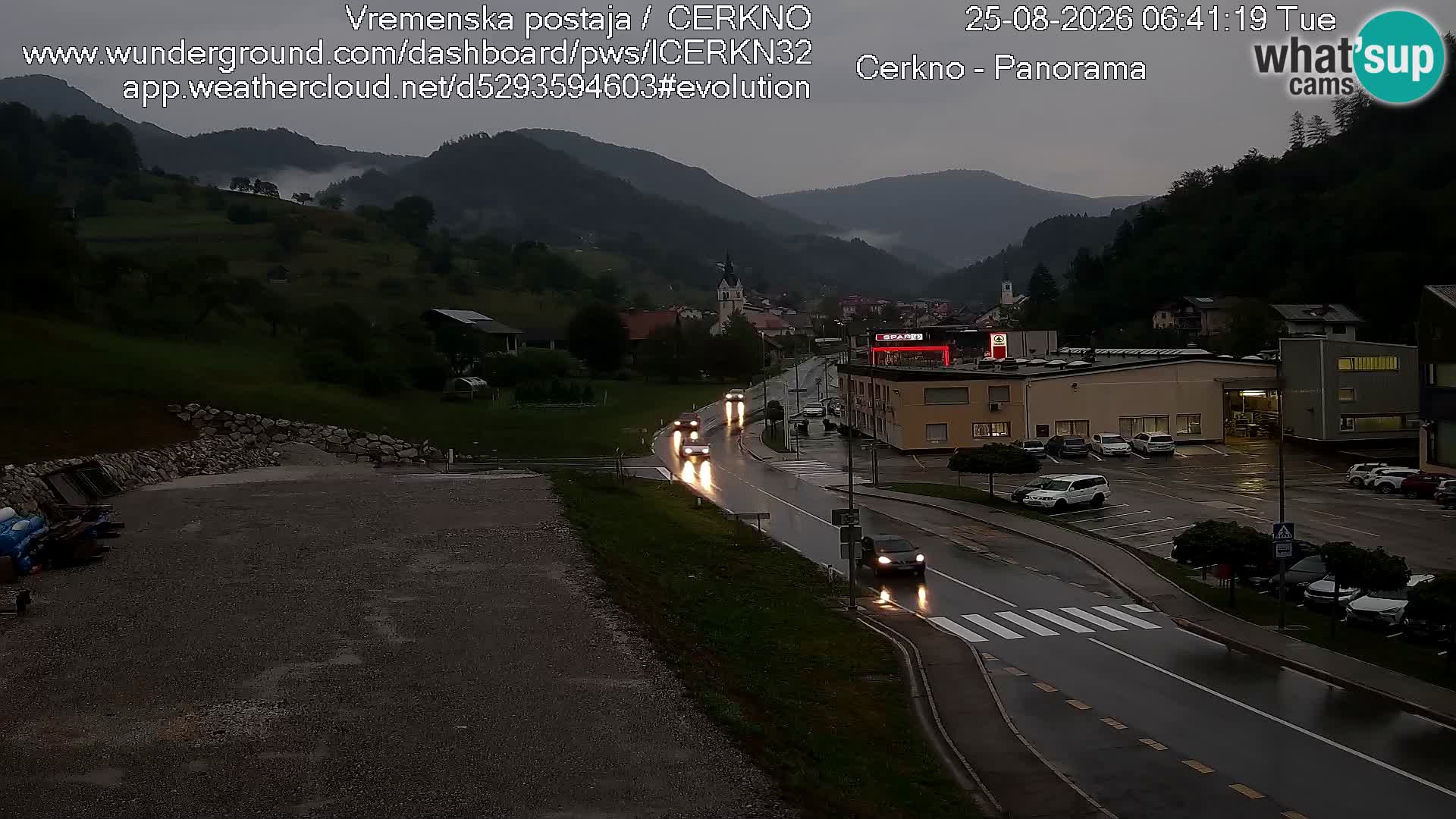 Cerkno Stadteingang Live-Webcam