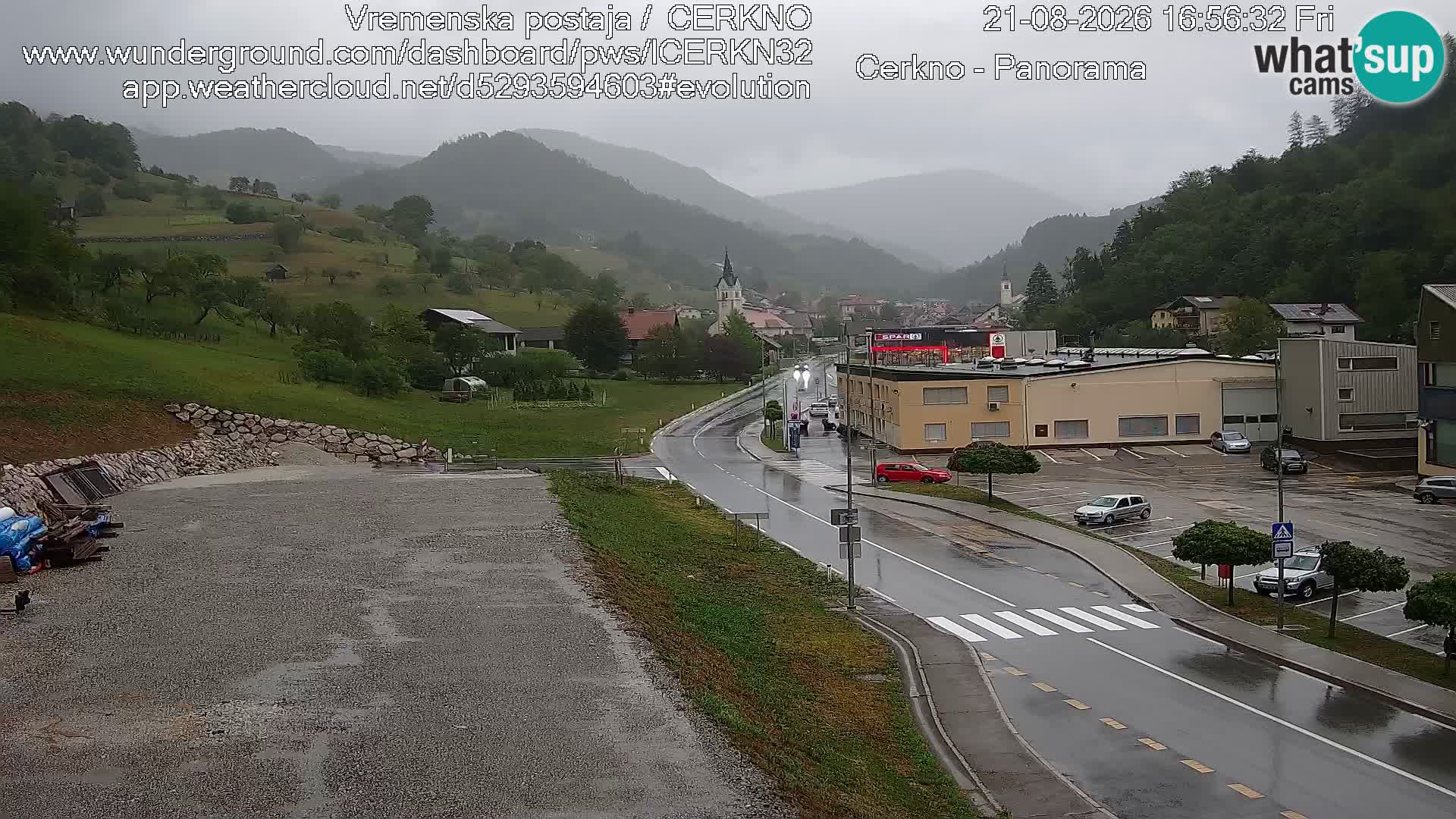 Cerkno Stadteingang Live-Webcam