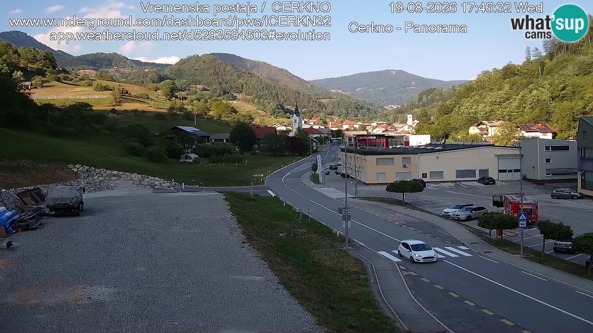 Webcam Ingresso Città di Cerkno
