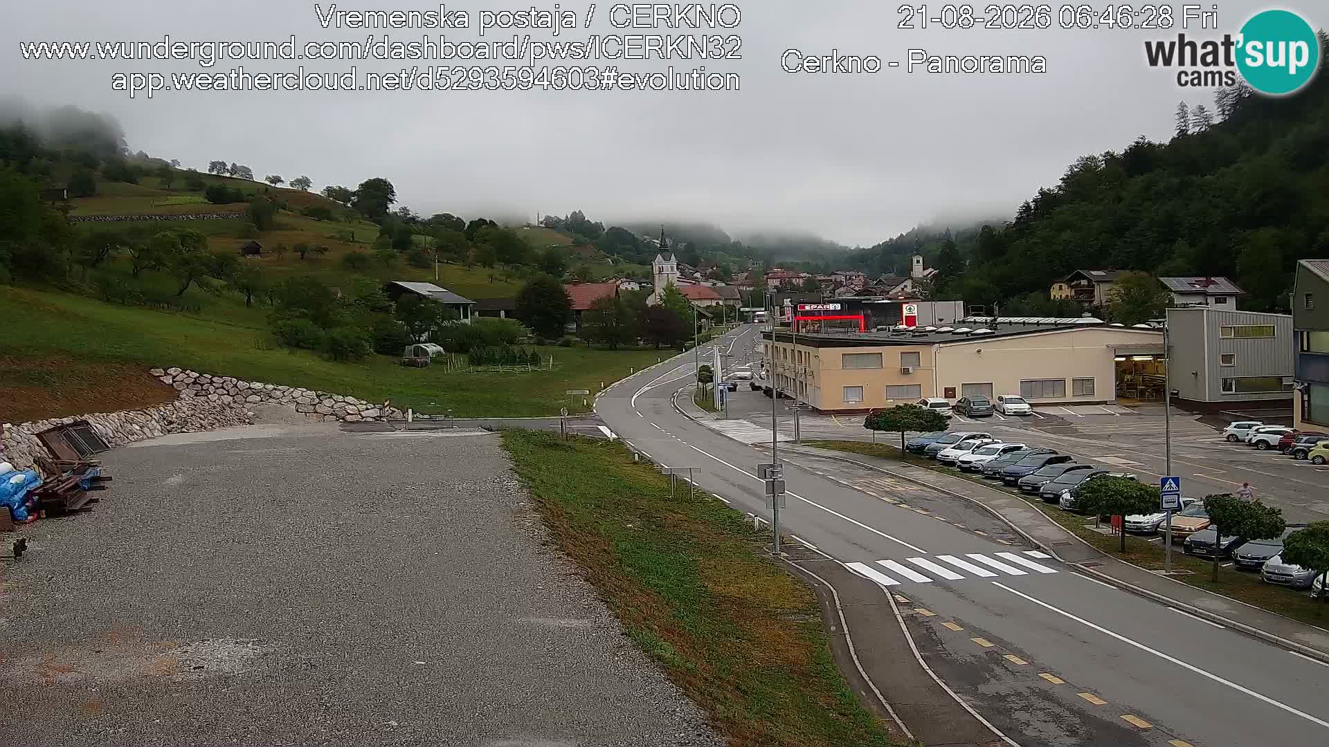 Cerkno Stadteingang Live-Webcam