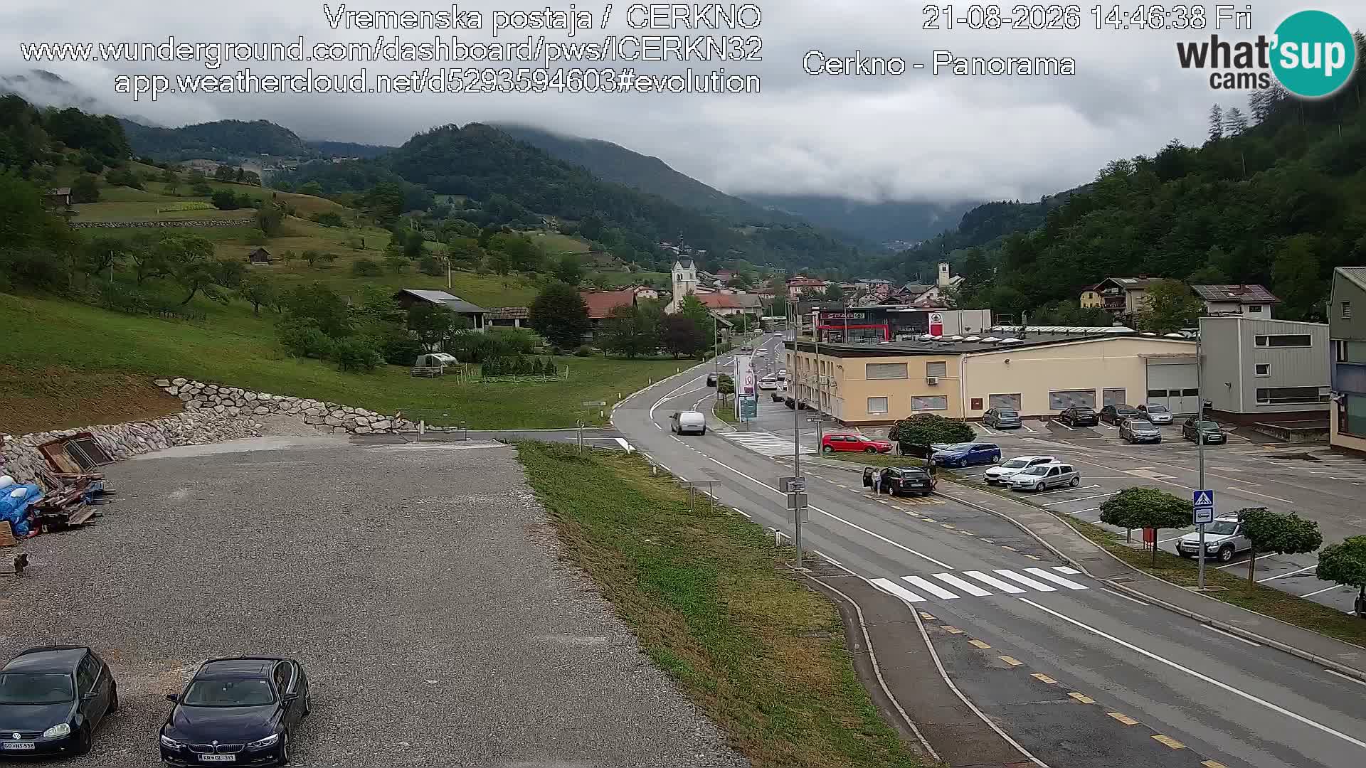 Webcam Ingresso Città di Cerkno