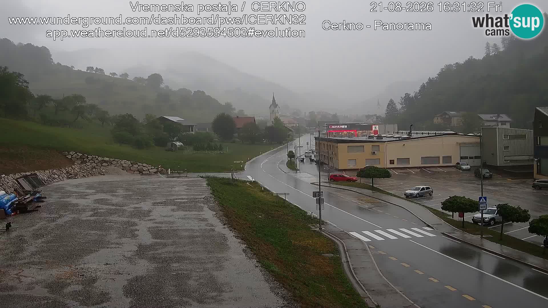 Cerkno Stadteingang Live-Webcam
