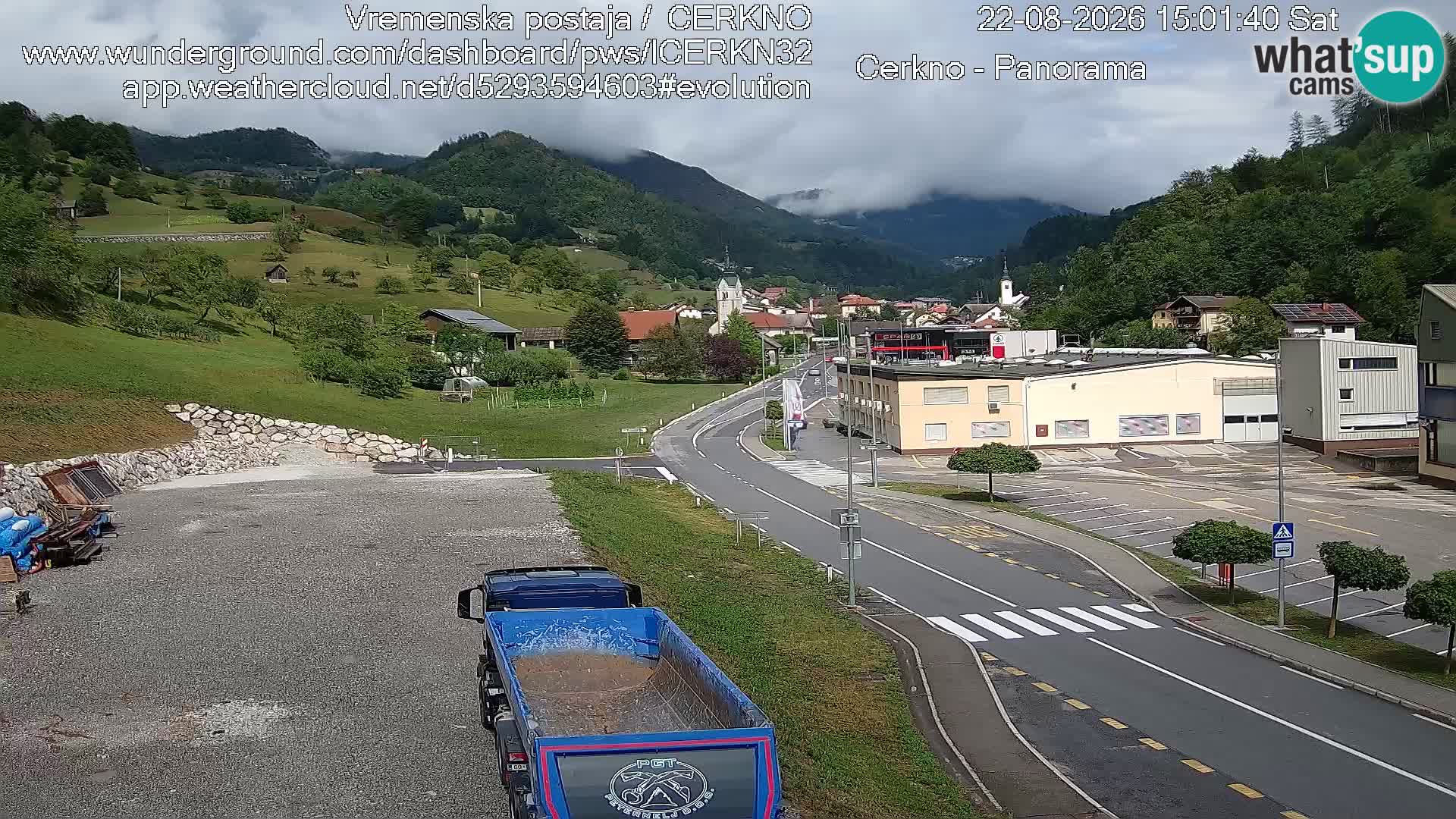 Webcam Ingresso Città di Cerkno