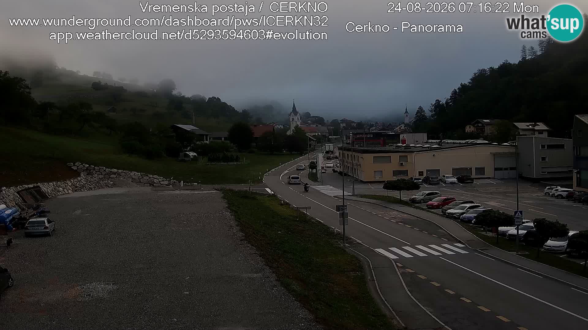 Cerkno Stadteingang Live-Webcam