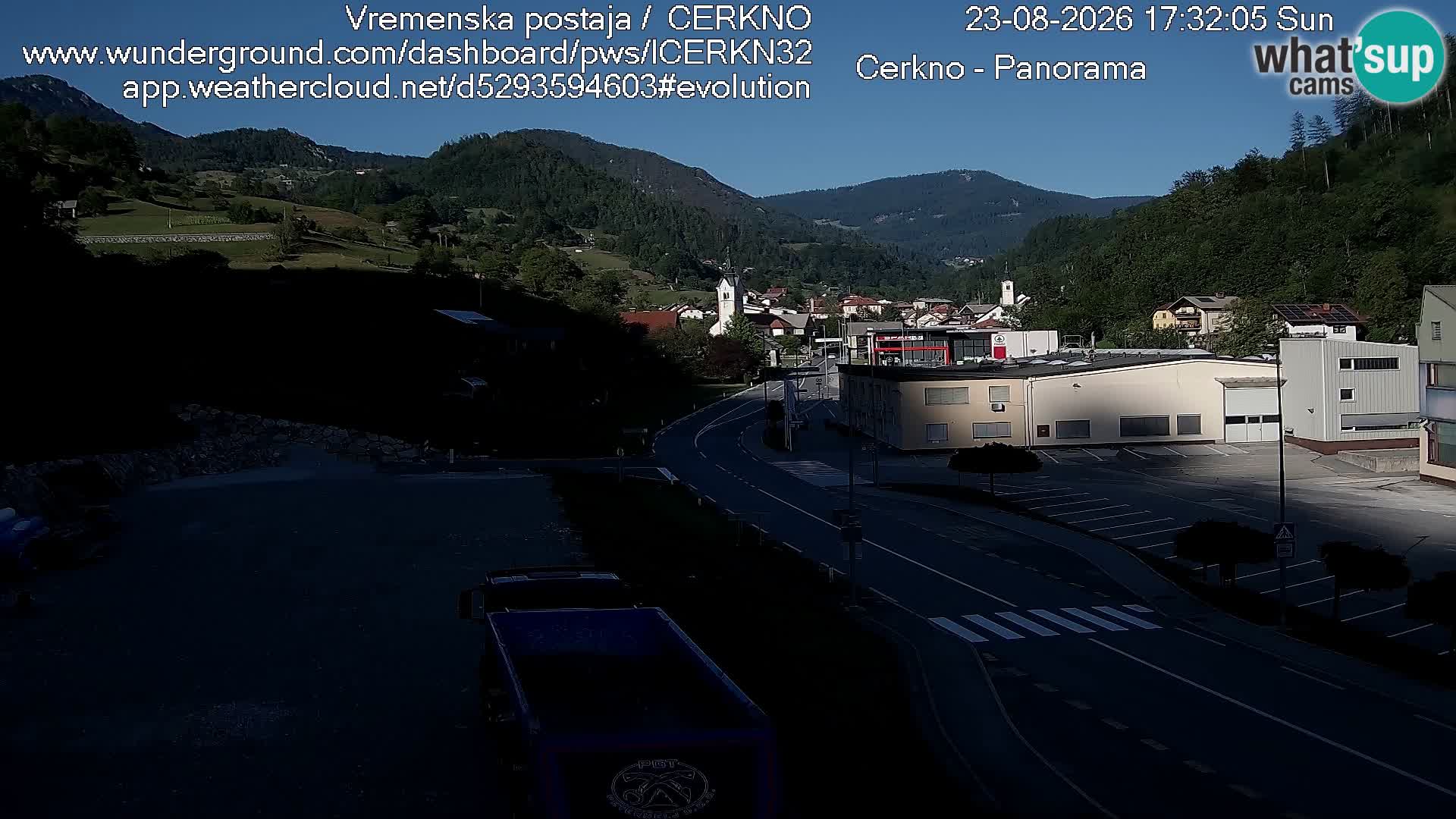 Cerkno Stadteingang Live-Webcam